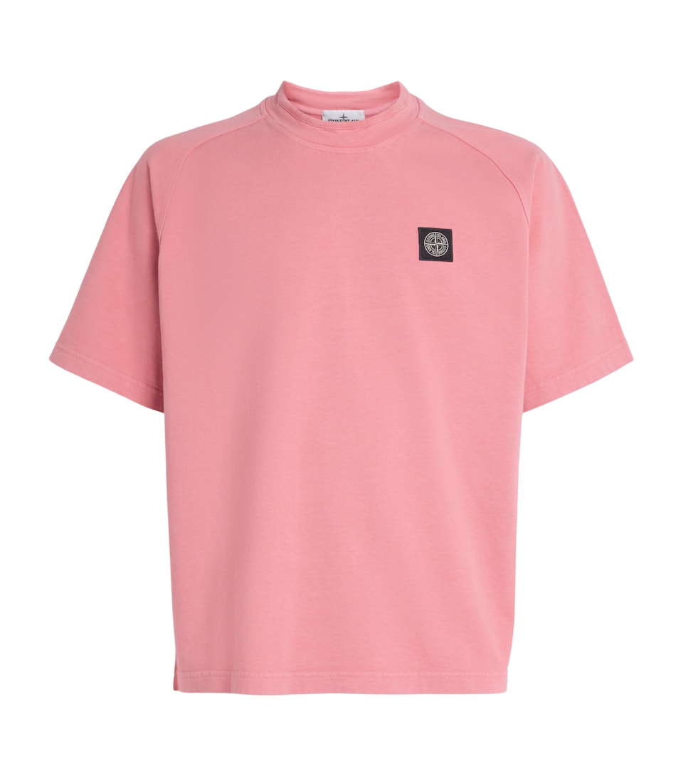 Stone Island Mens Organic Cotton Old Effect T-Shirt