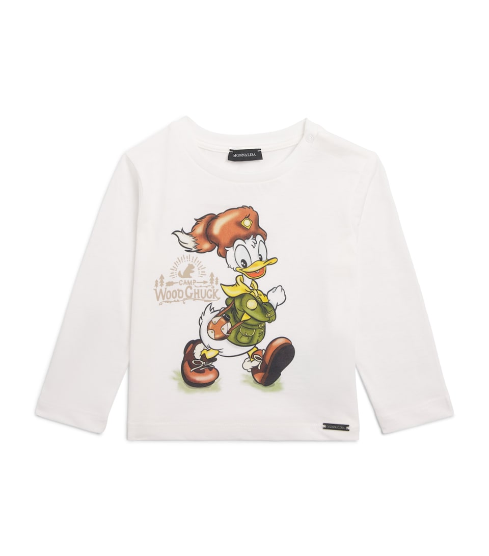 Monnalisa x Disney Camp Woodchuck T-shirt (6 Months - 6 Years) Panna
