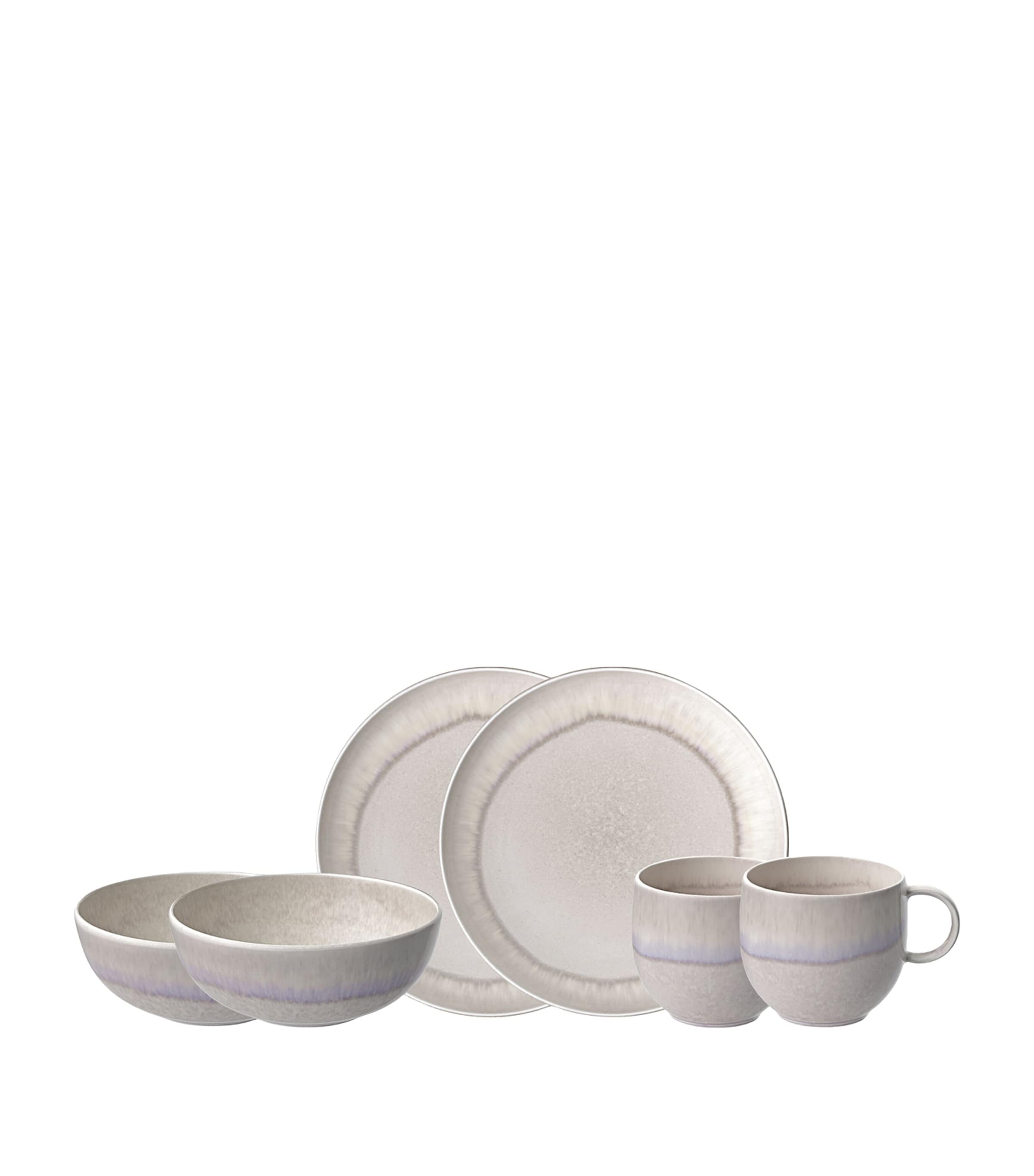 Porcelain Perlemor Breakfast Set
