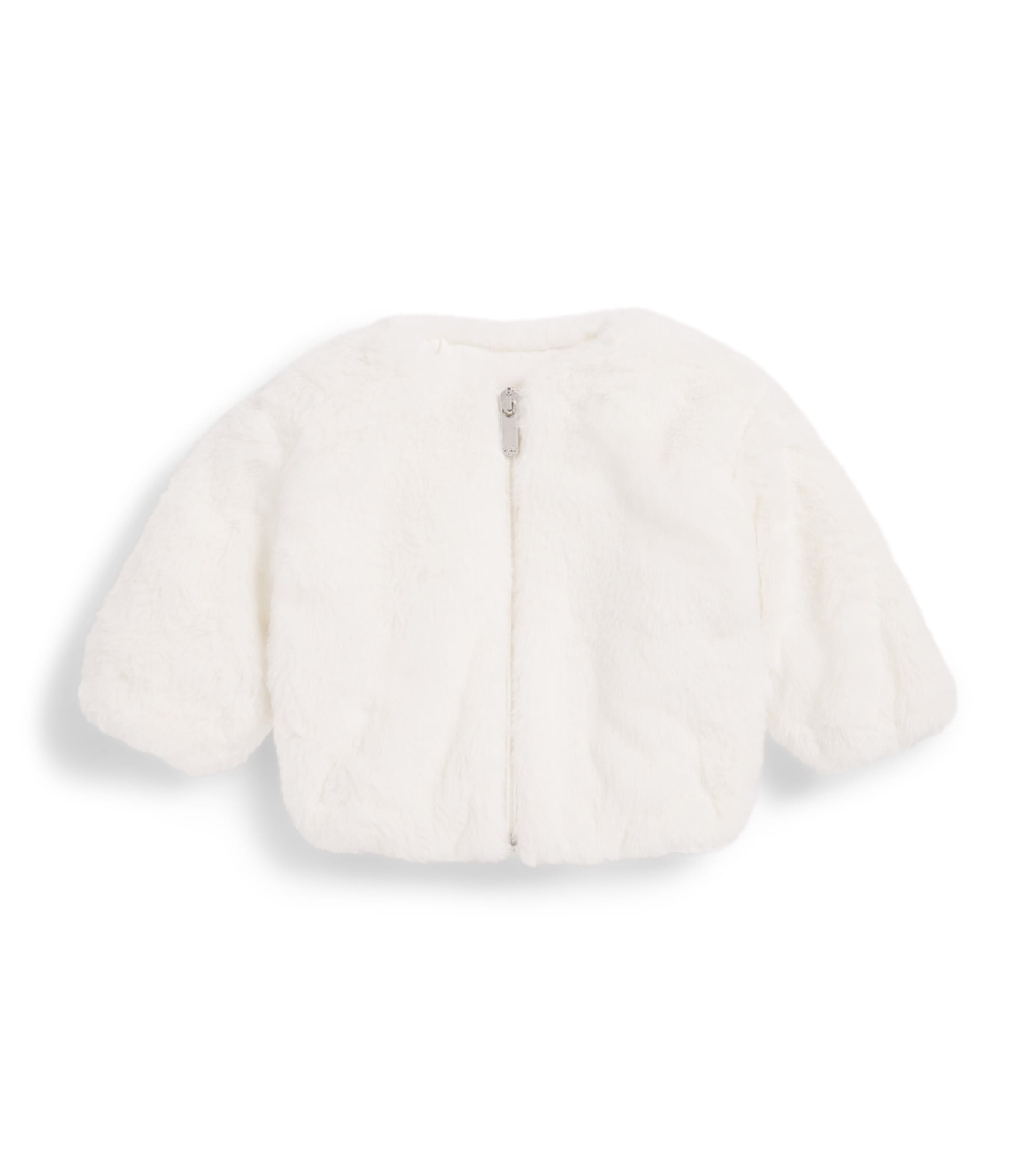 Teddy & Minou Faux Fur Jacket (3-36 Months) Cream