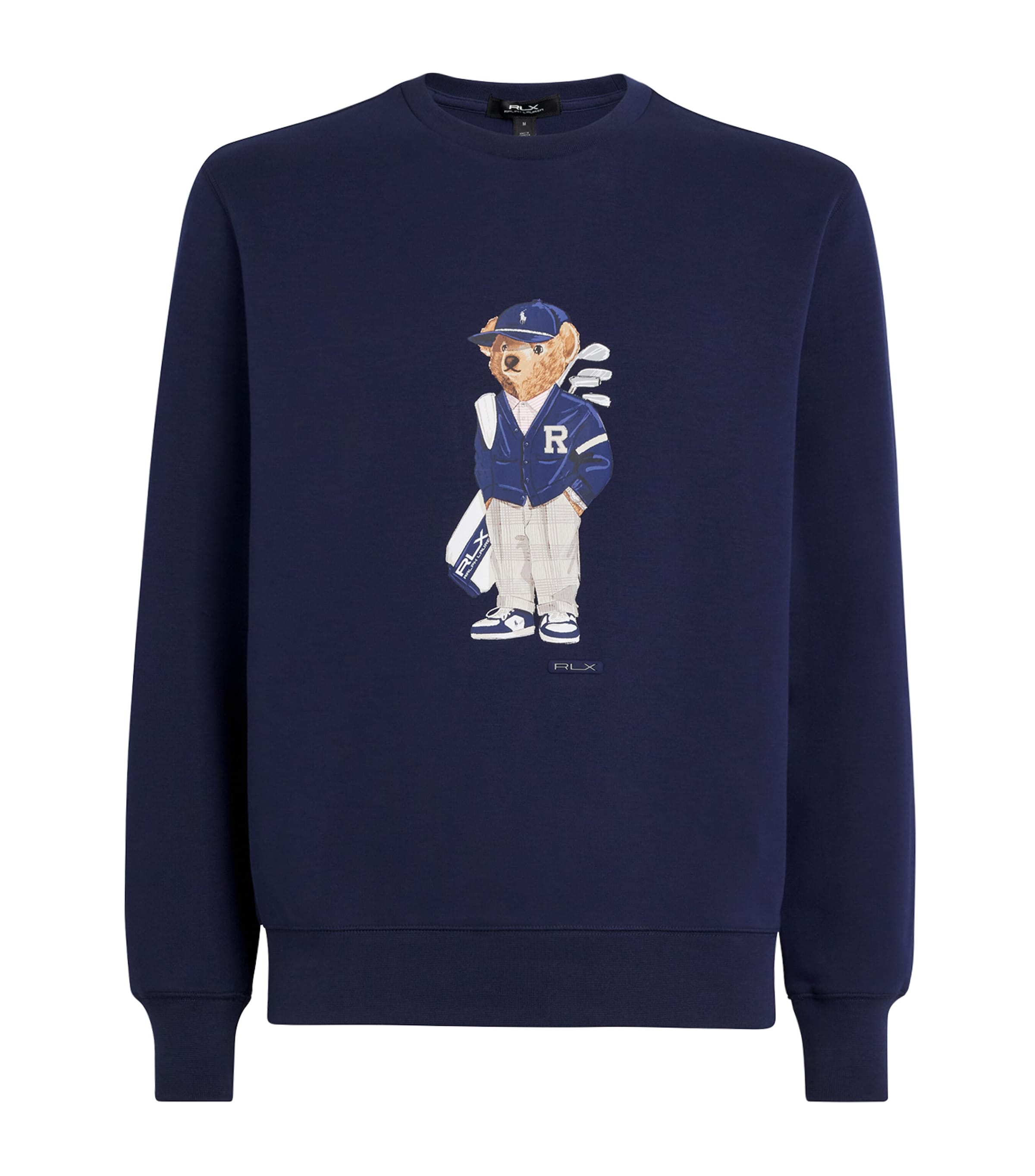 Cotton-Blend Performance Polo Bear Sweatshirt