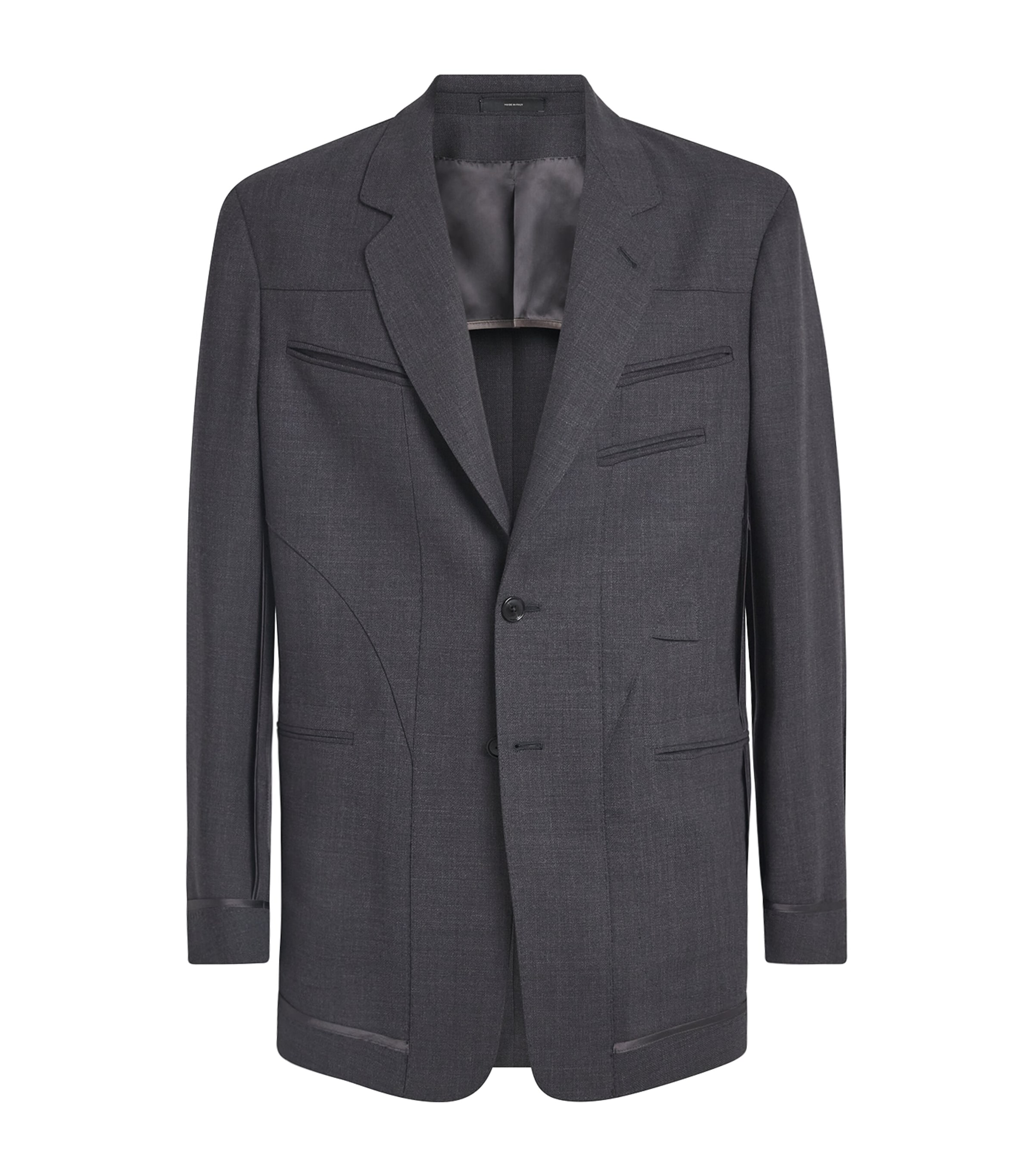 Paul Smith Mens Wool Inside-Out Blazer Melange