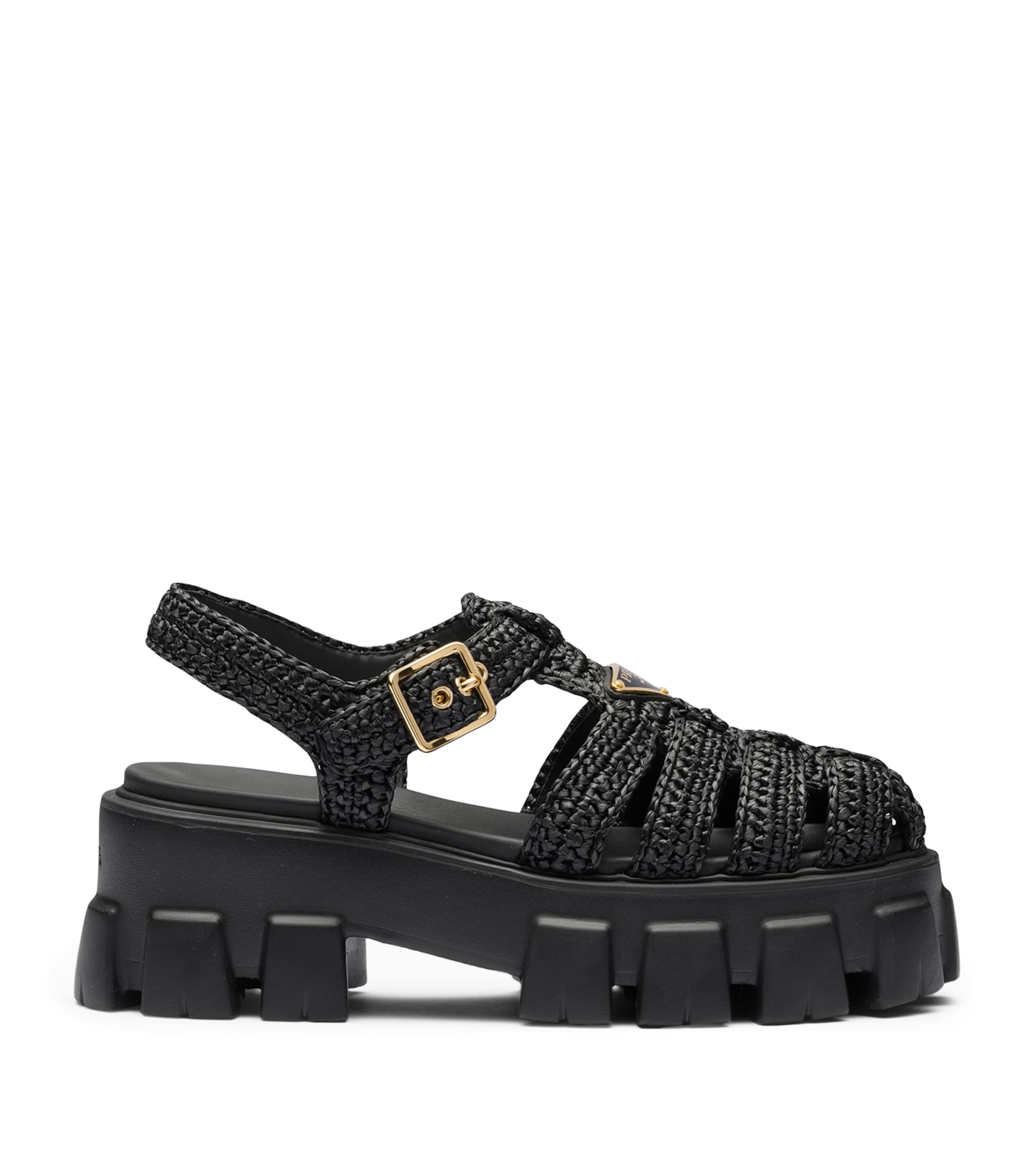 サンダル・ミュール alexander mcqueen 'Parachute' sandals (817620WIACT 1064) McQueen Leather Parachute Sandals | Harrods UK