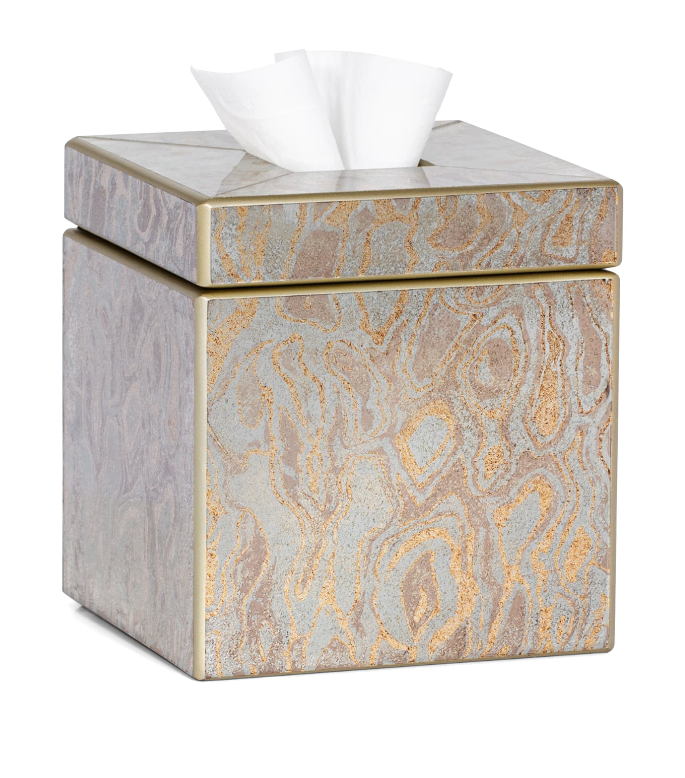 Labrazel Marbella Tissue Box Silver/gold