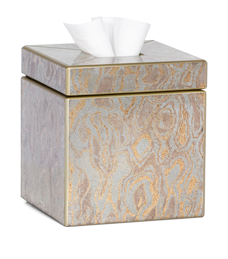 Labrazel Marbella Tissue Box Silver/gold