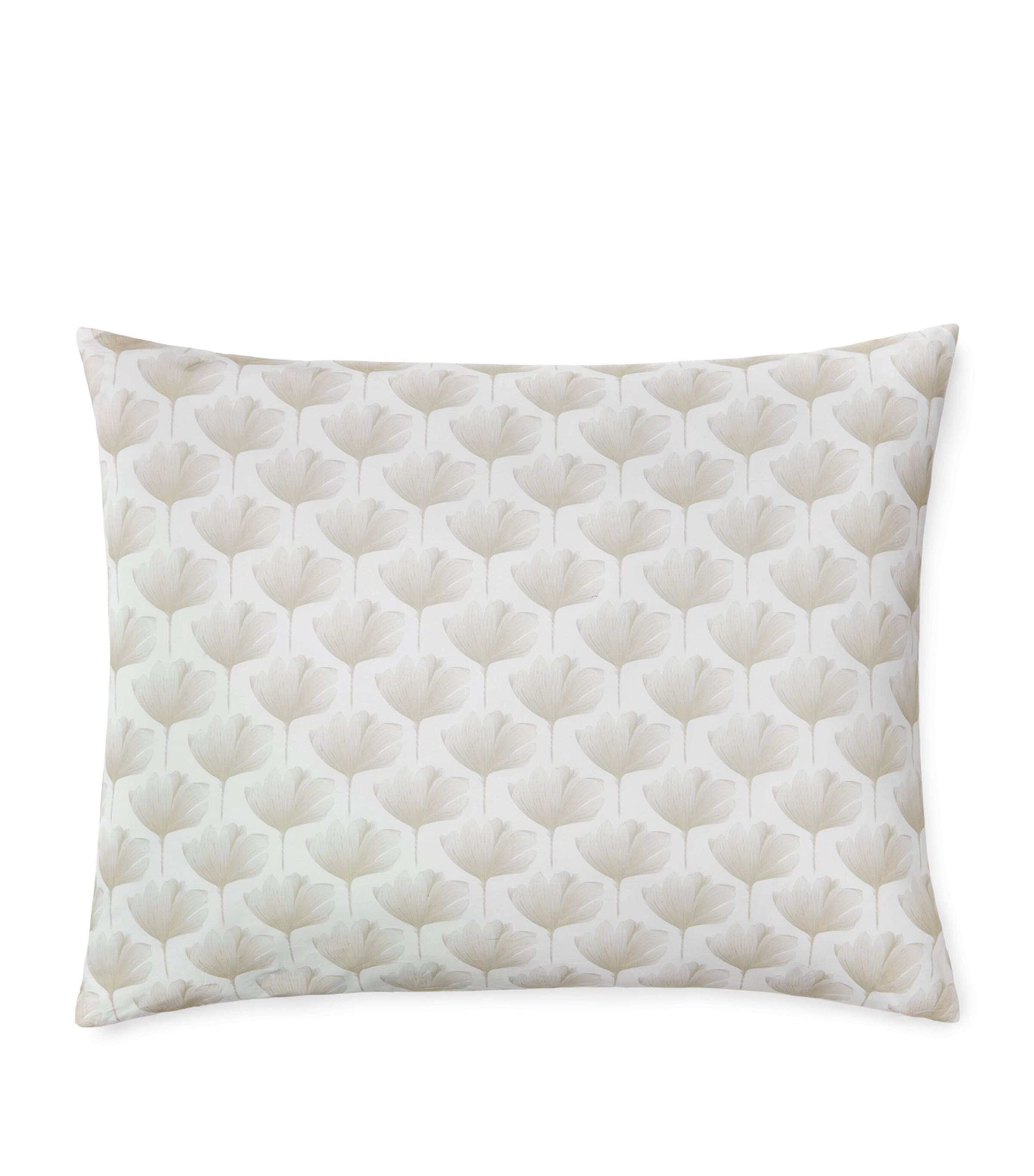 Sferra Cotton Edna King Pillowcase (90cm x 50cm) White/beige