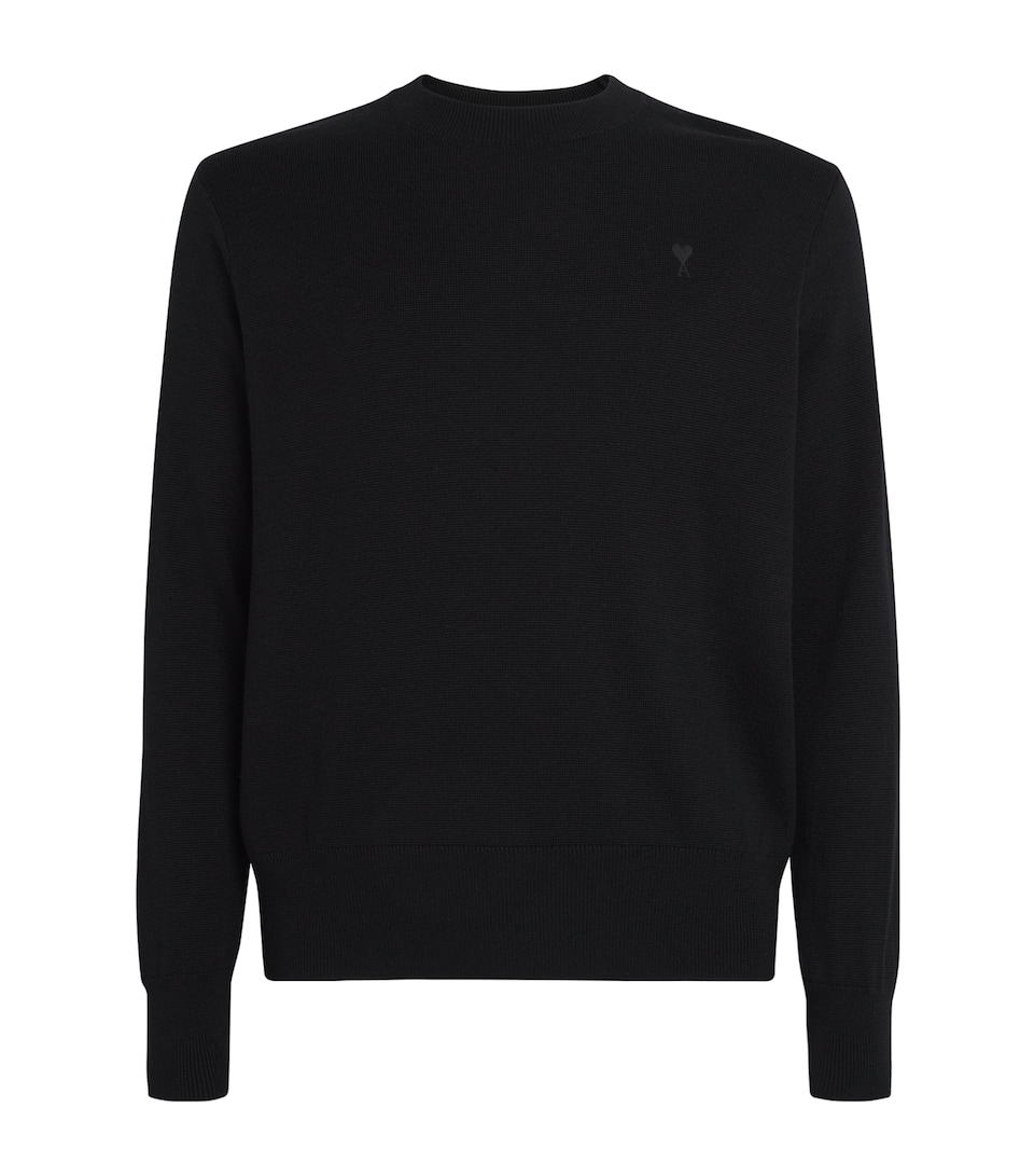 Merino Wool Logo Sweatshirt