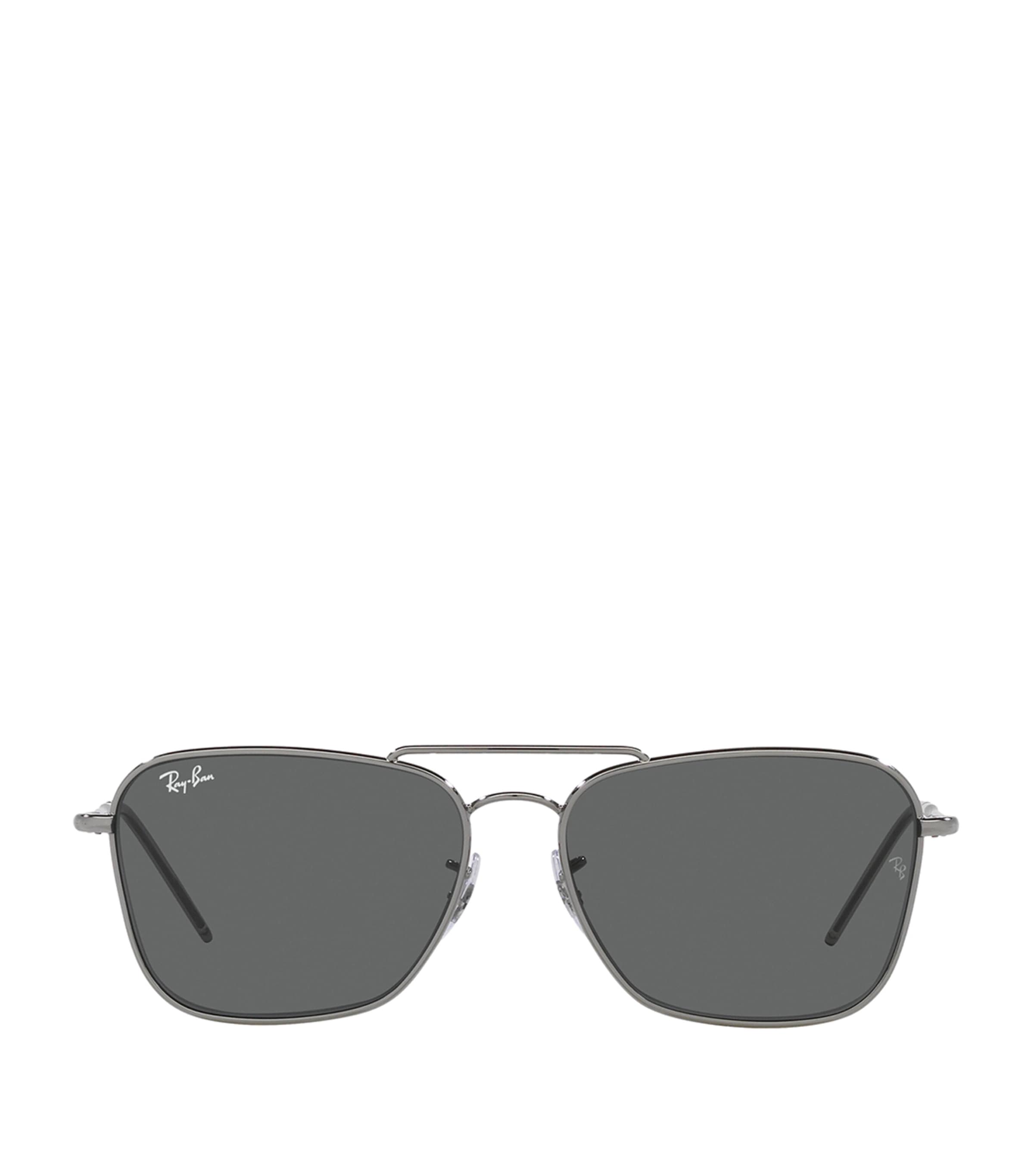 Gunmetal Square Sunglasses