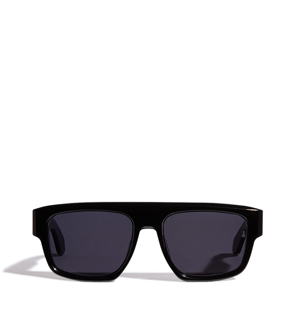 Jacques Marie Mage x George Cortina Acetate Ritz Sunglasses Noir