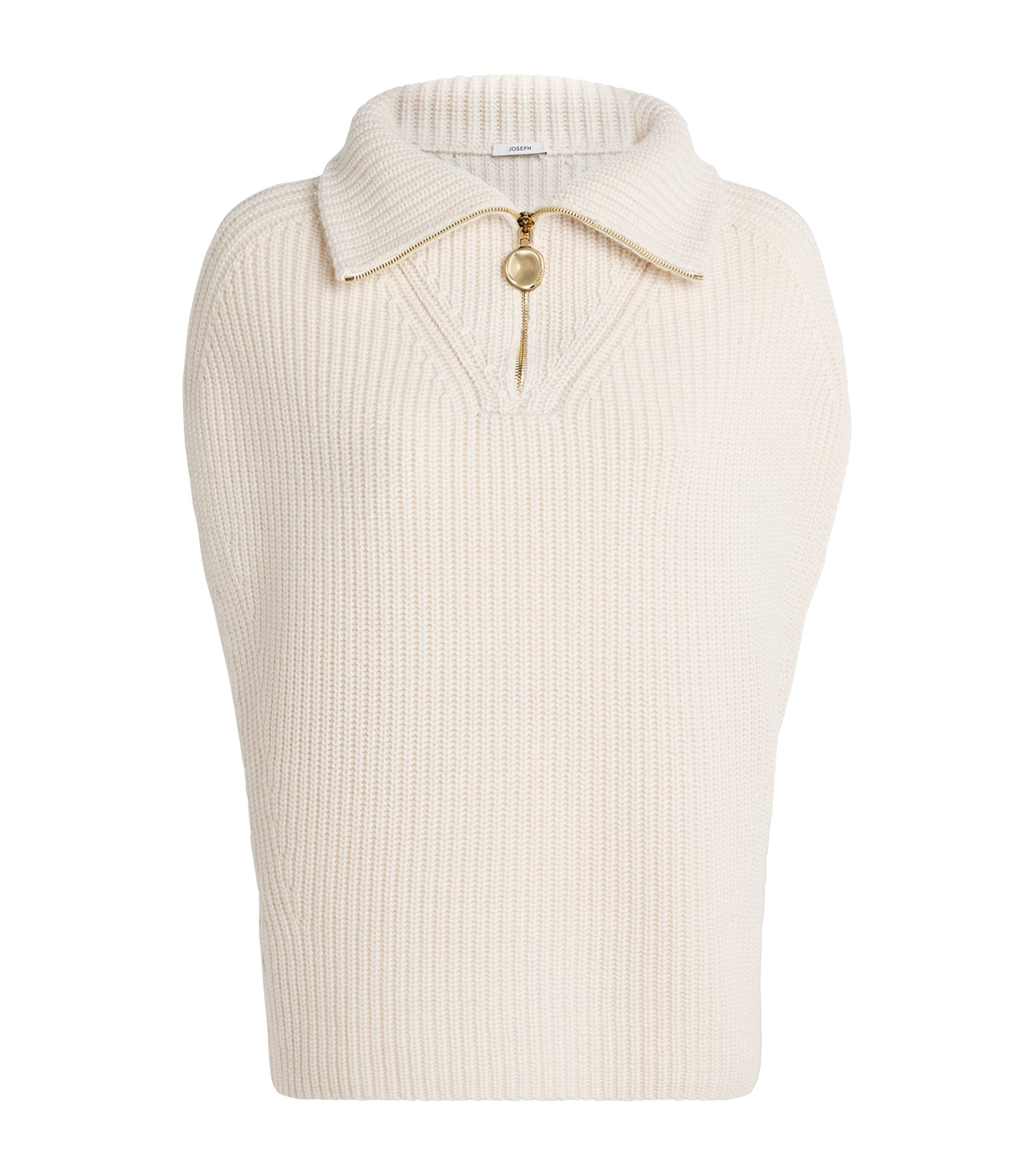 Cashmere-Blend Ribed Raffet Sweater