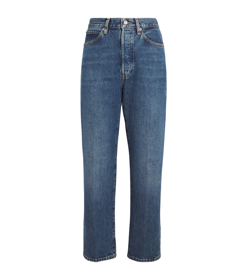The Vertical Crop Straight Jeans