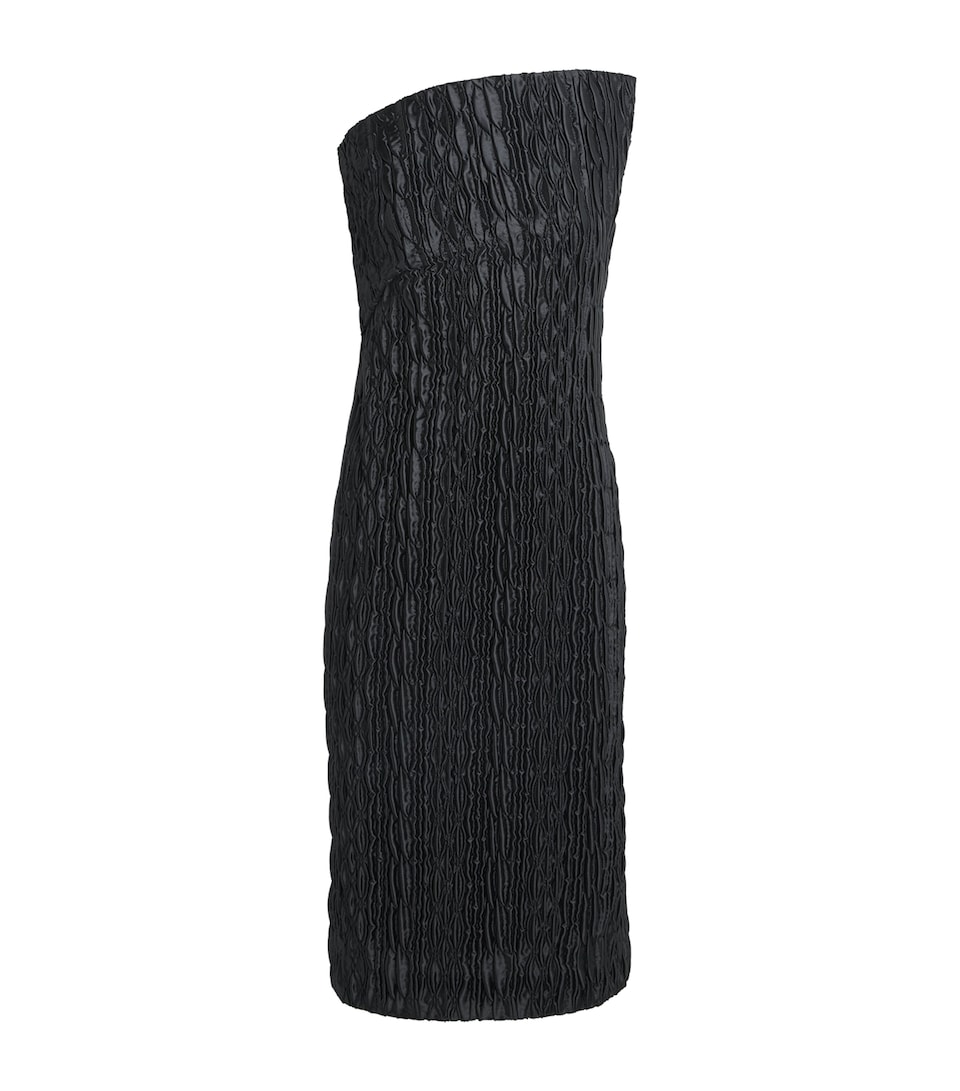 CAMILLA AND MARC Womens Embroidered Elise Midi Dress Dblk Black
