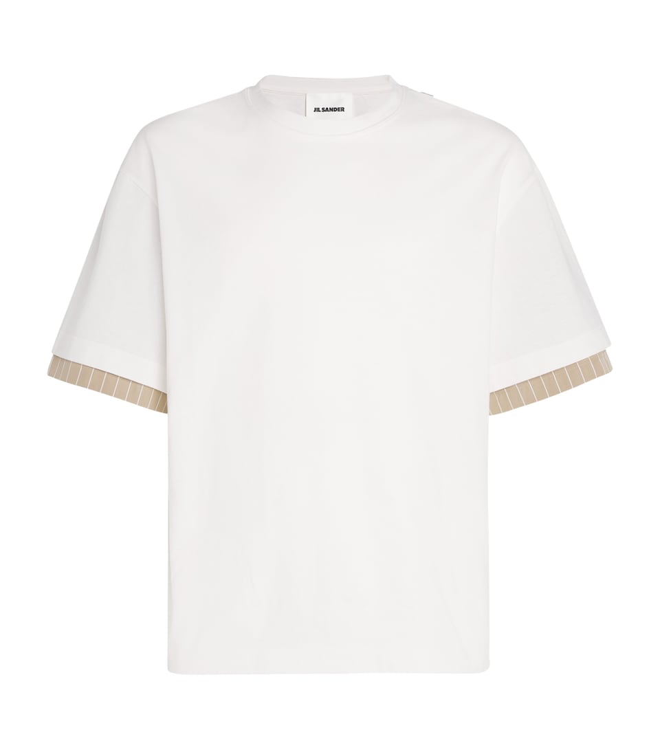 Cotton Double-Sleeve T-Shirt