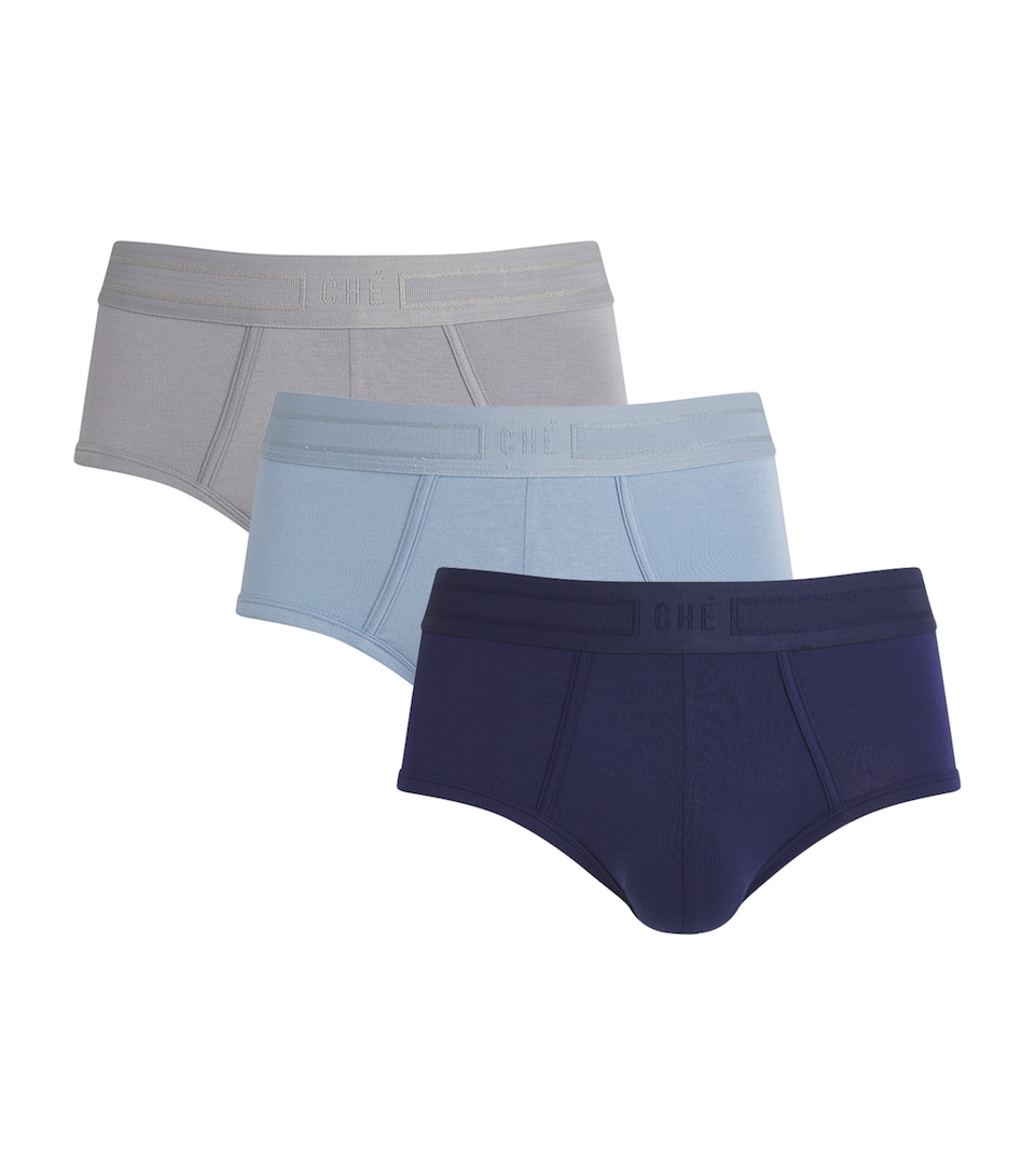 Logo-Waist Briefs (Pack of 3)