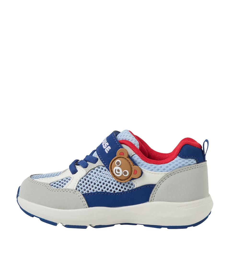 Miki House Velcro-Strap Sneakers