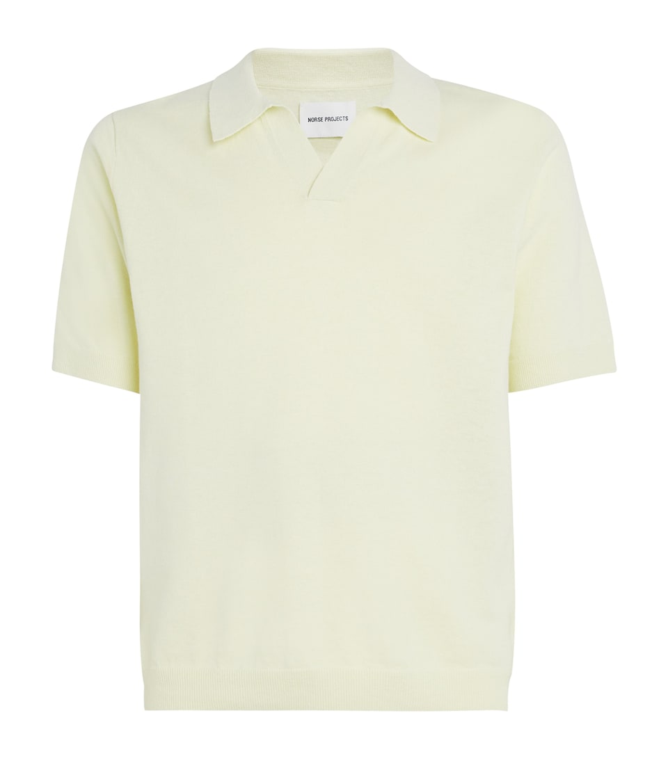 Linen Cotton-Blend Polo Shirt