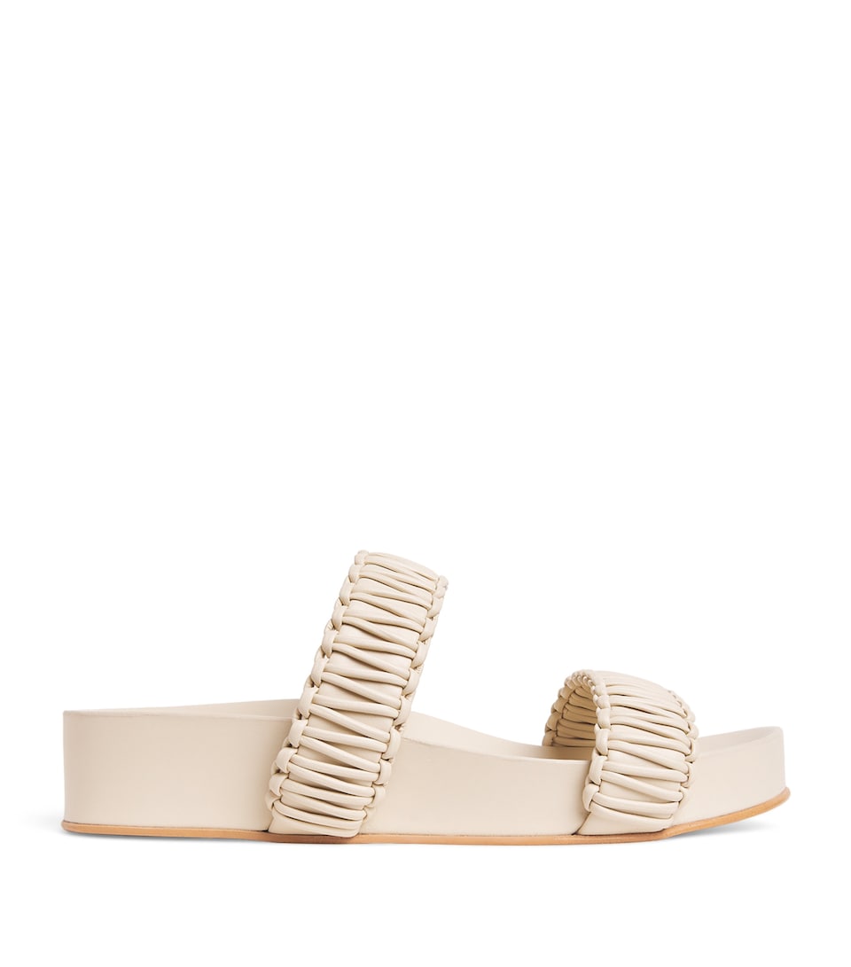 Leather Braided Isha Sandals