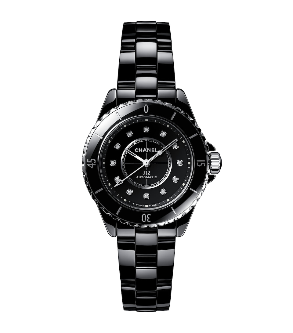 Ceramic, Steel and Diamond J12 Calibre 12.2 Watch 33mm