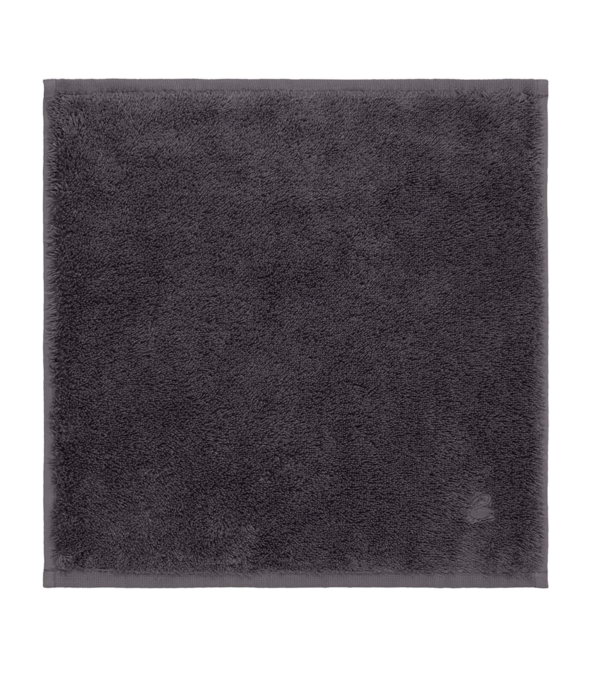 Yves Delorme Etoile Facecloth (33cm x 33cm) Ardoise