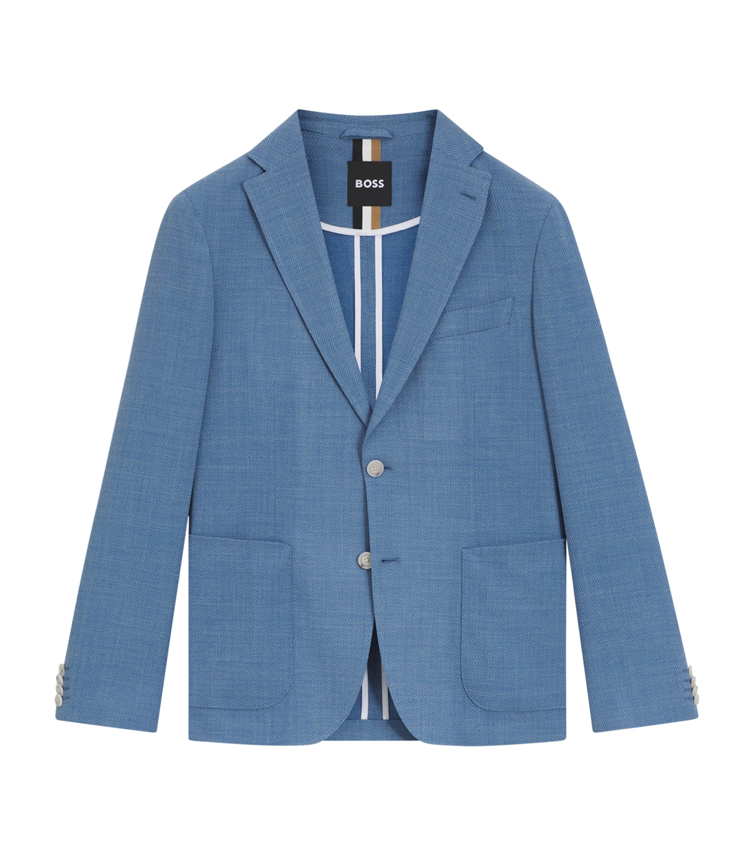 BOSS Mens Stretch-Cloth Blazer