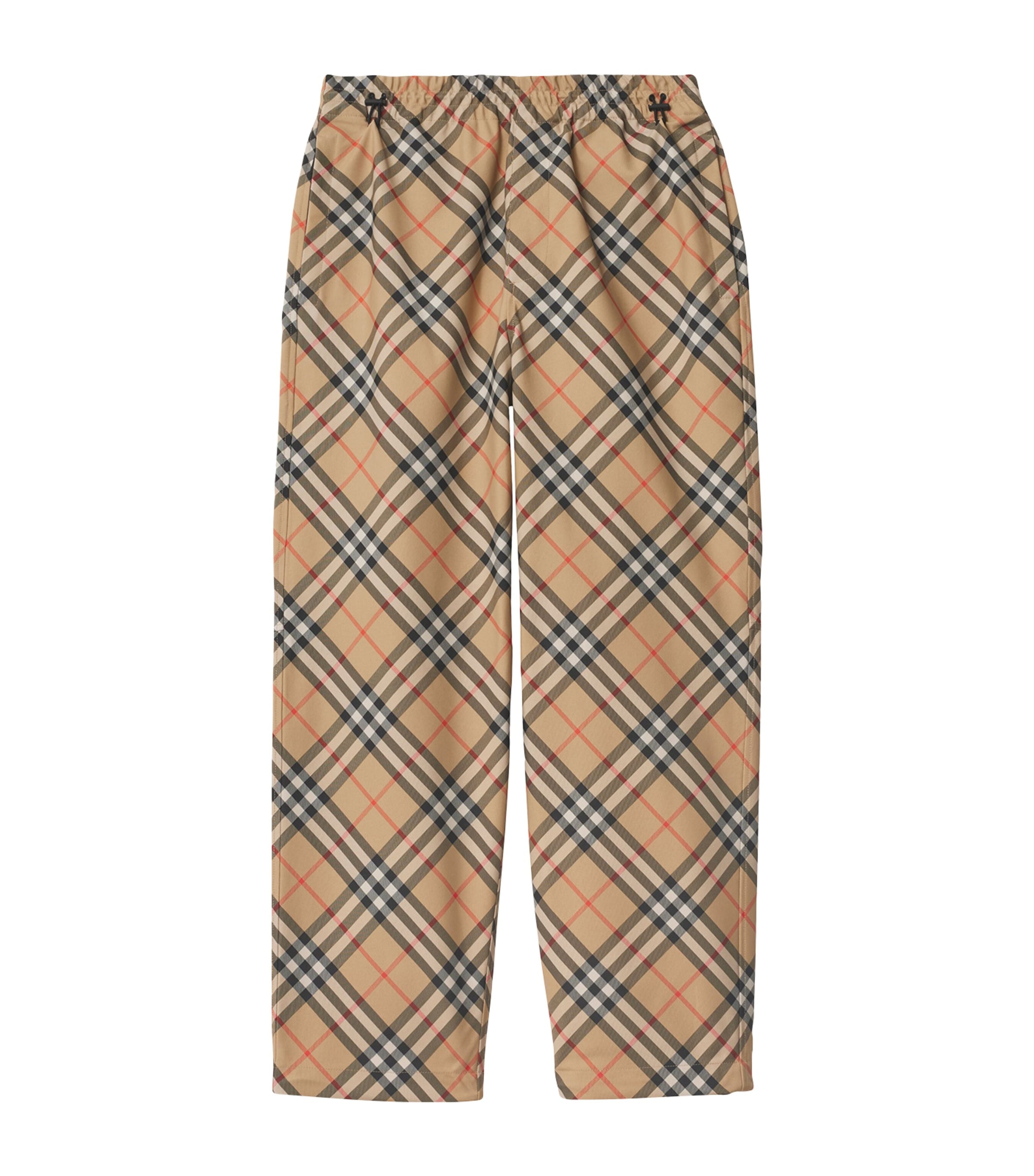 Twill Check Trousers