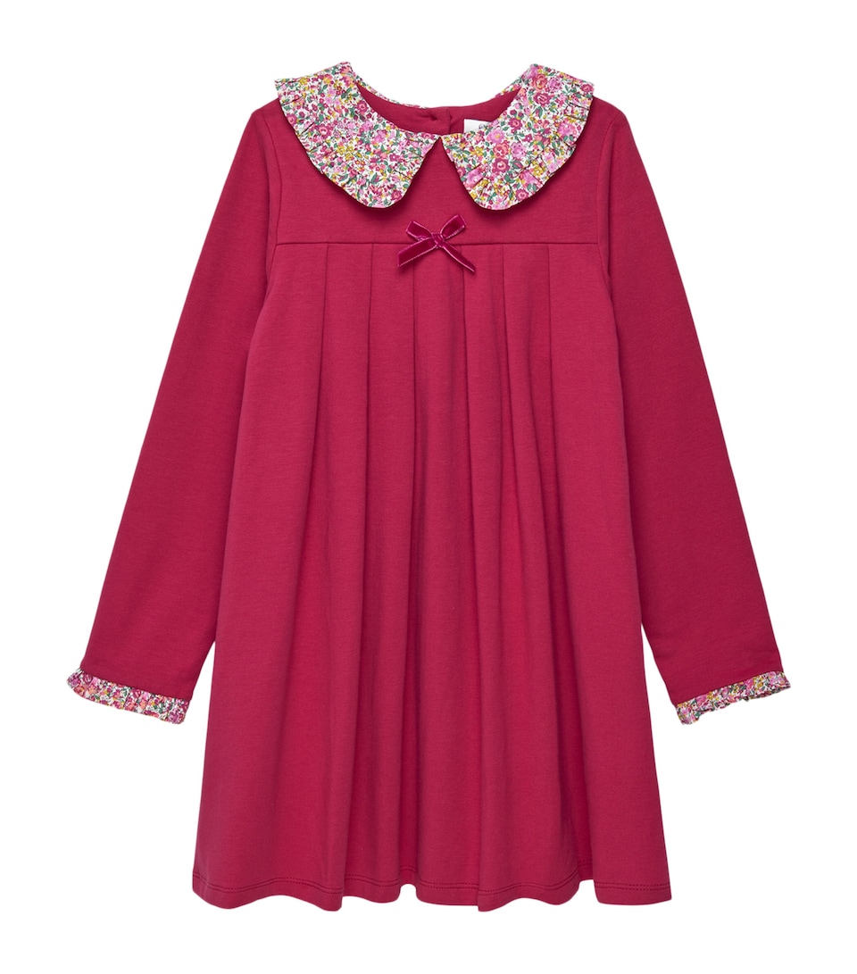 Stretch Cotton Violet Dress (2-5 Years)