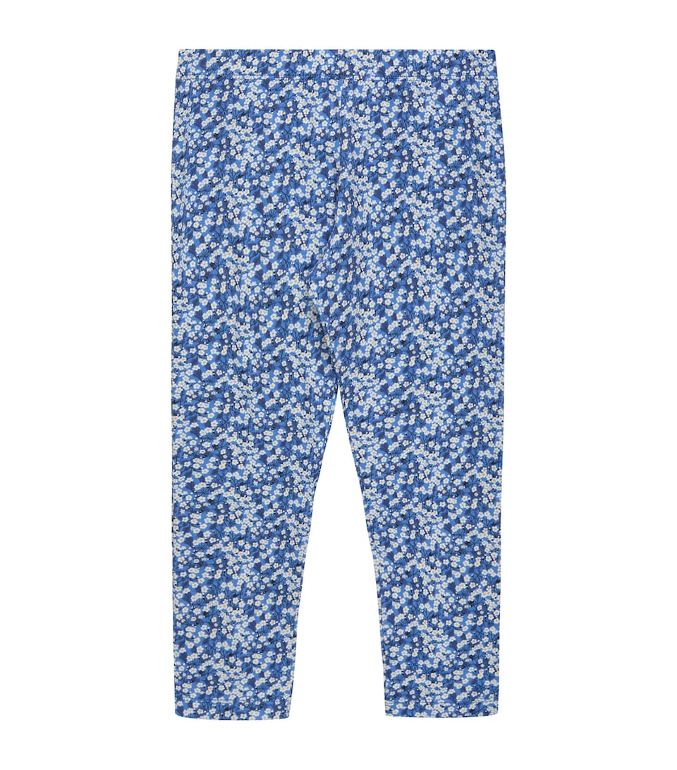 Trotters Mitsi Floral Leggings (6-11 Years) Blue