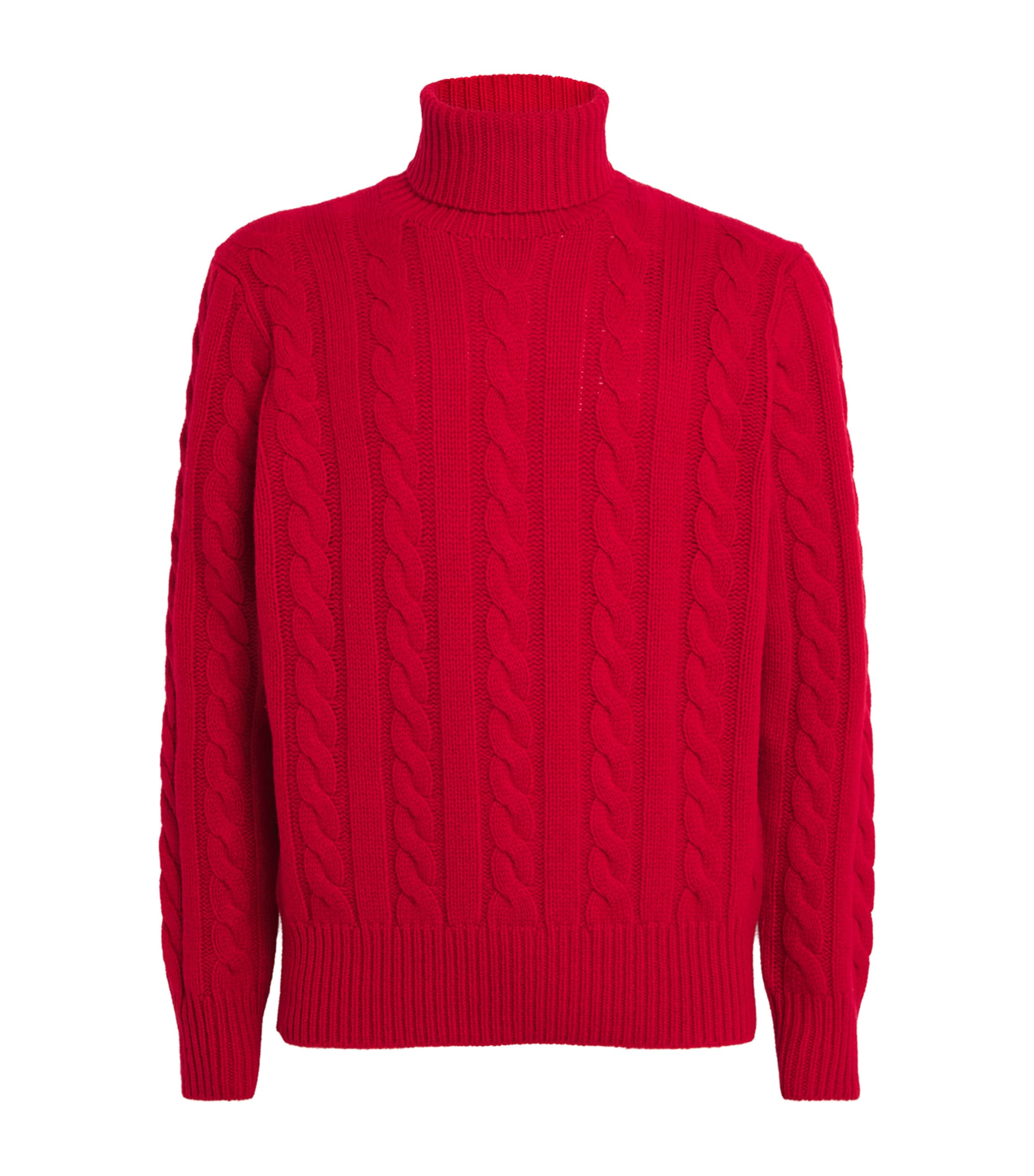 Wool-Cashmere Rollneck Sweater