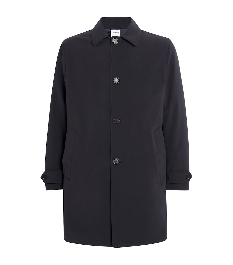 Cotton-Blend Car Coat