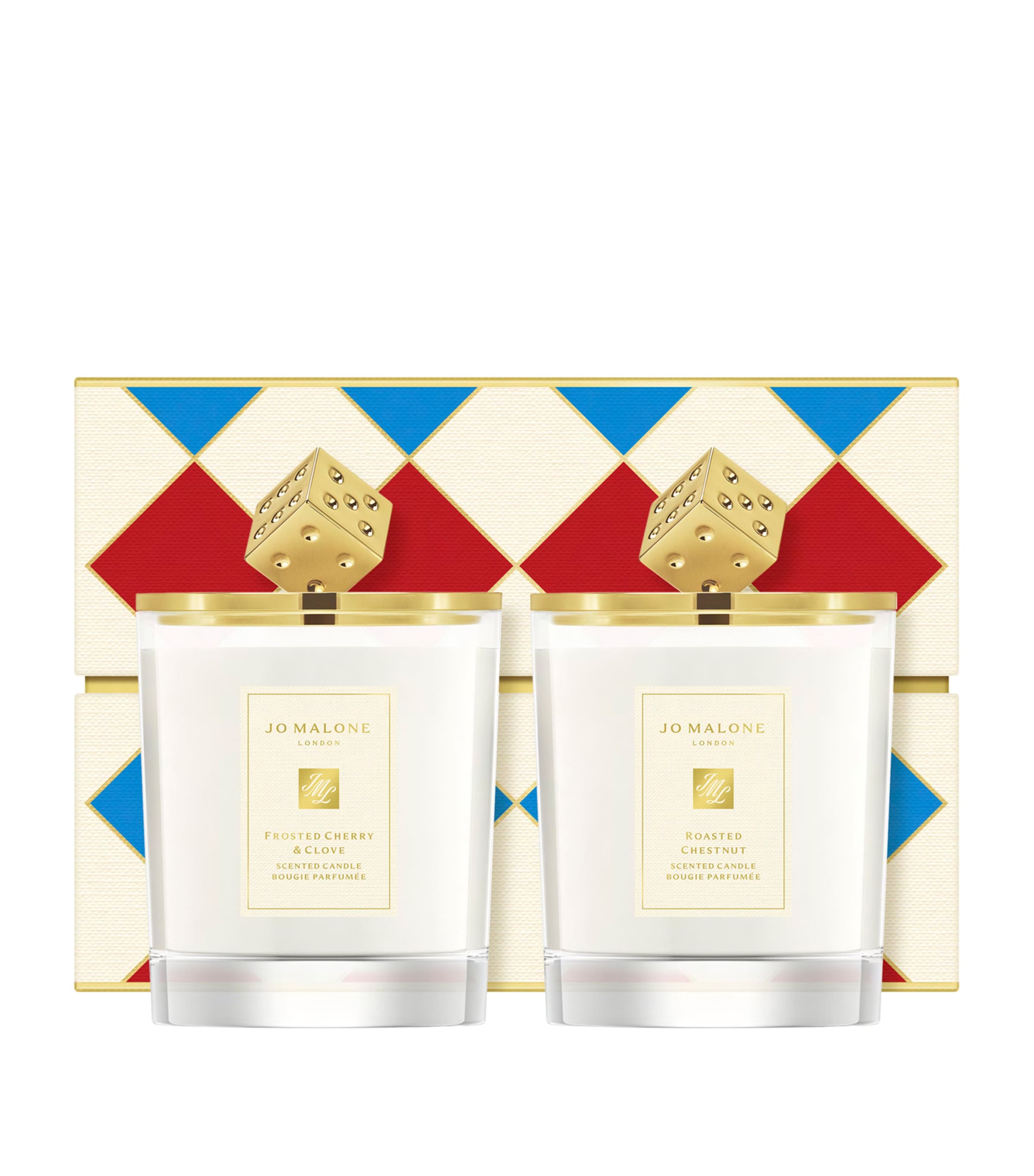 Decorated Scented Candle Duo Gift Set (2 x 200g)