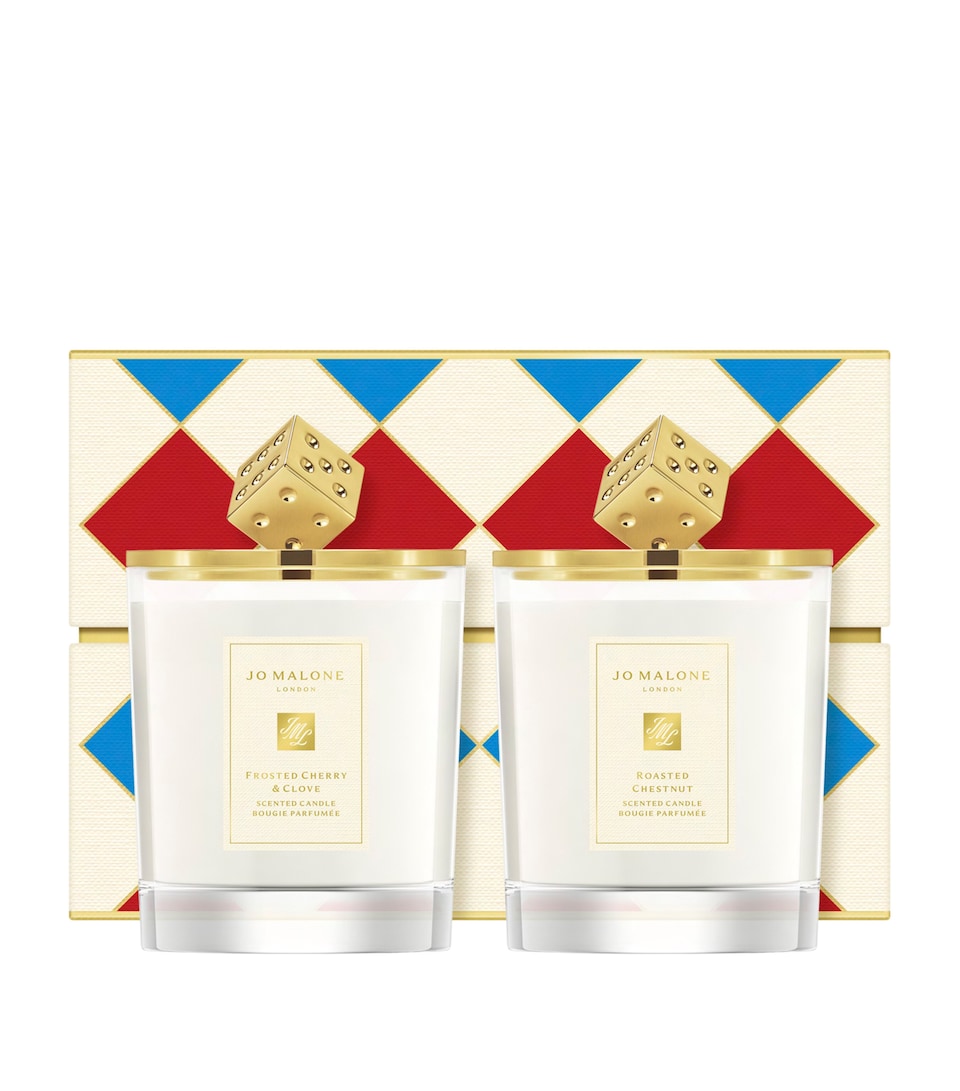 Decorated Scented Candle Duo Gift Set (2 x 200g)