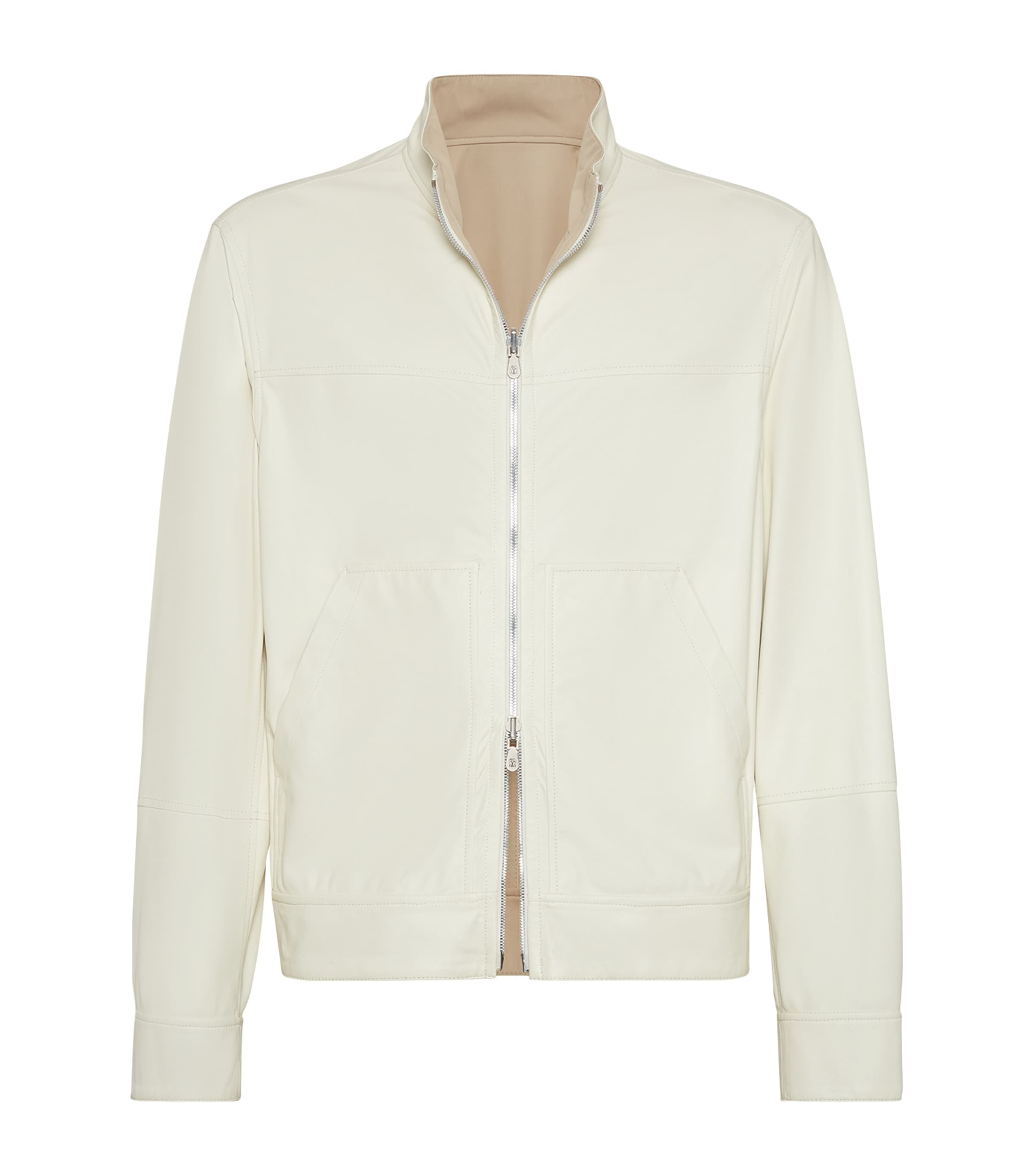 BRUNELLO CUCINELLI コットンポプリン トップス ビーズ 付き