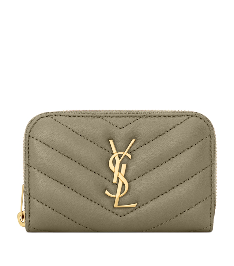 Leather Monogram Matelassé Cassandre Wallet
