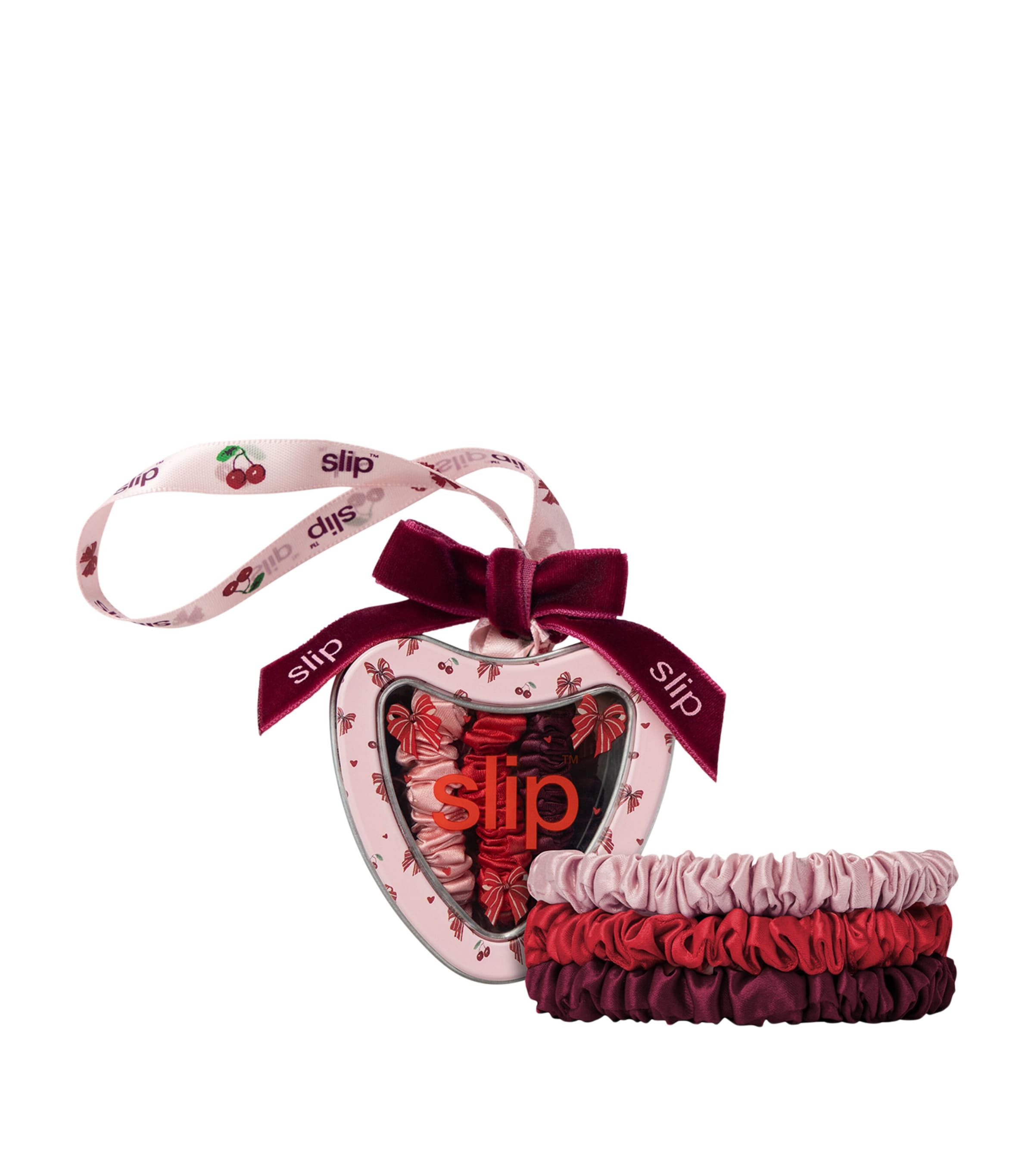 Slip Pure Silk Emmie Skinny Scrunchie Trio Tree Decoration (Set of 3) Emmie