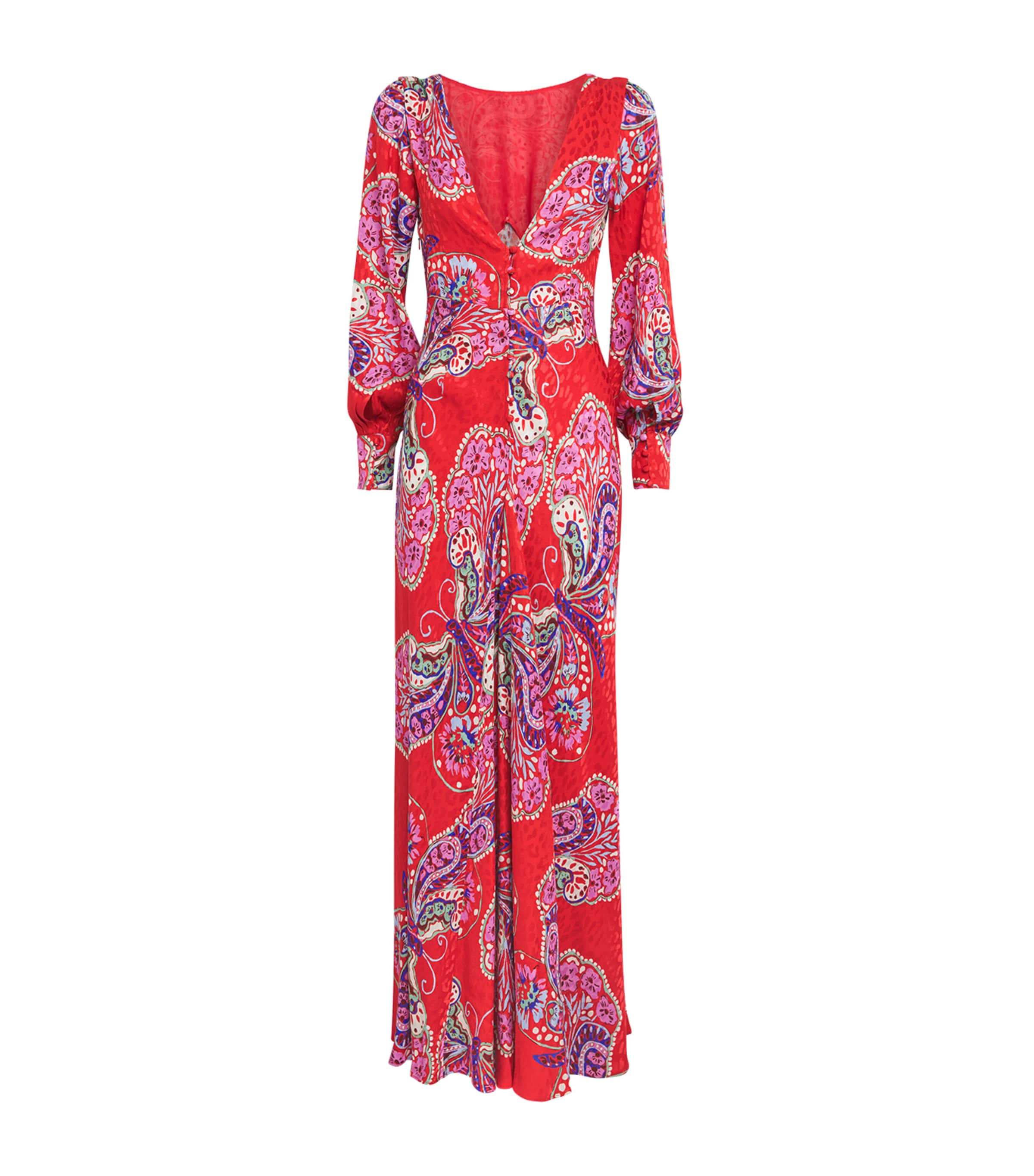 Cotton Floral Maxi Dress