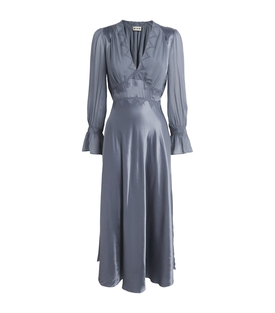 Satin Arlena Midi Dress