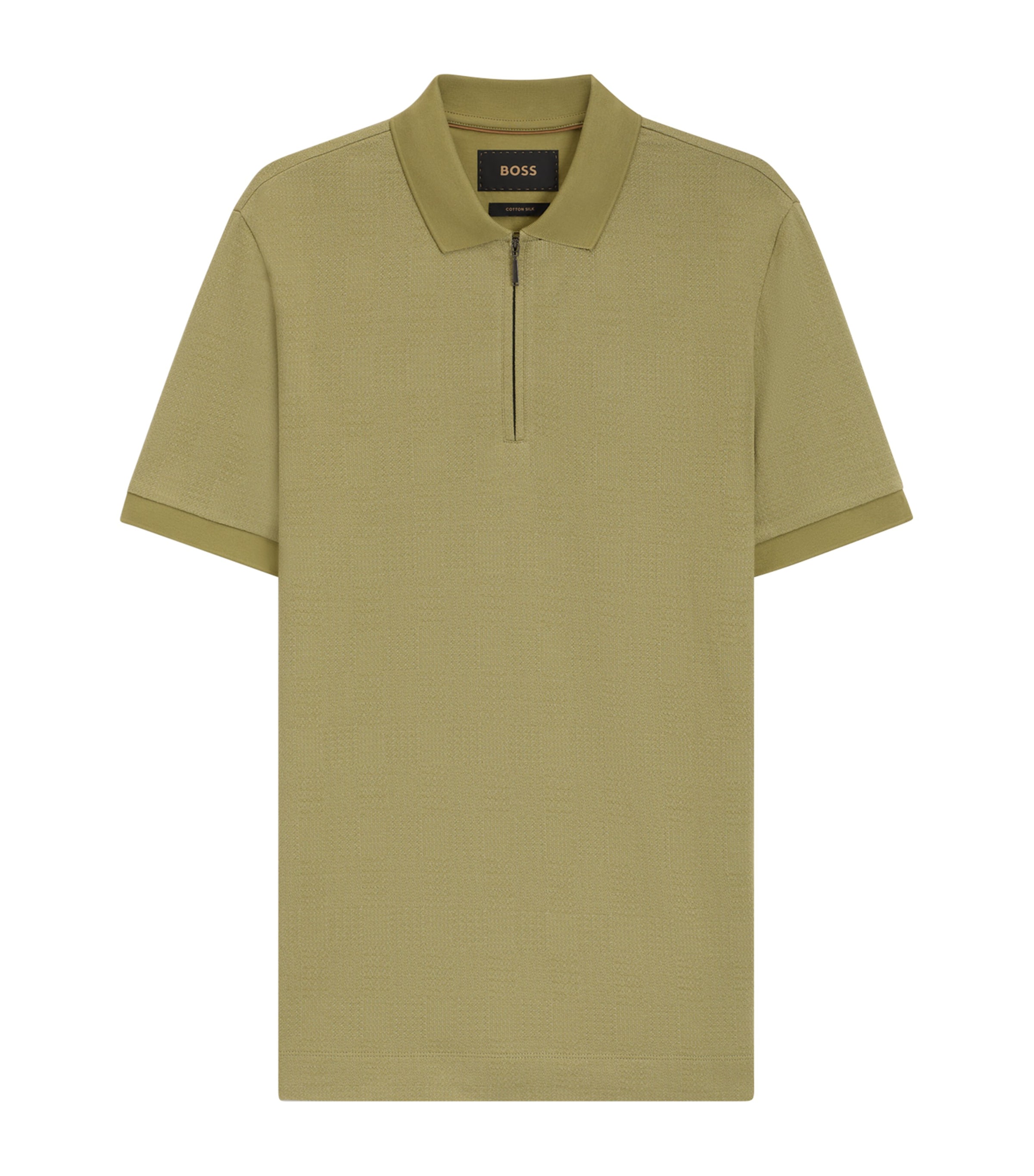 Cotton-Silk Polo Shirt