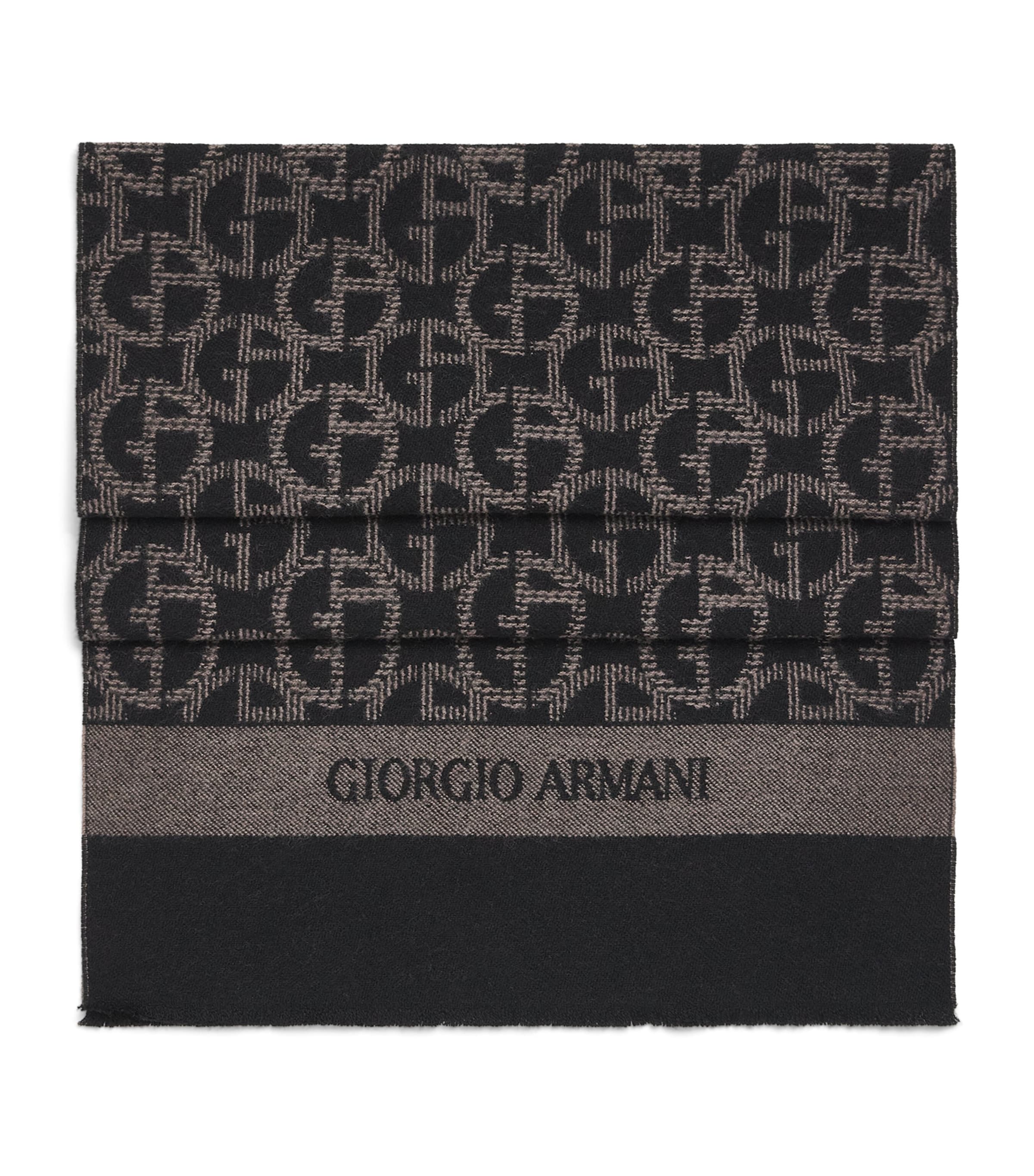 Giorgio Armani Wool Logo Scarf