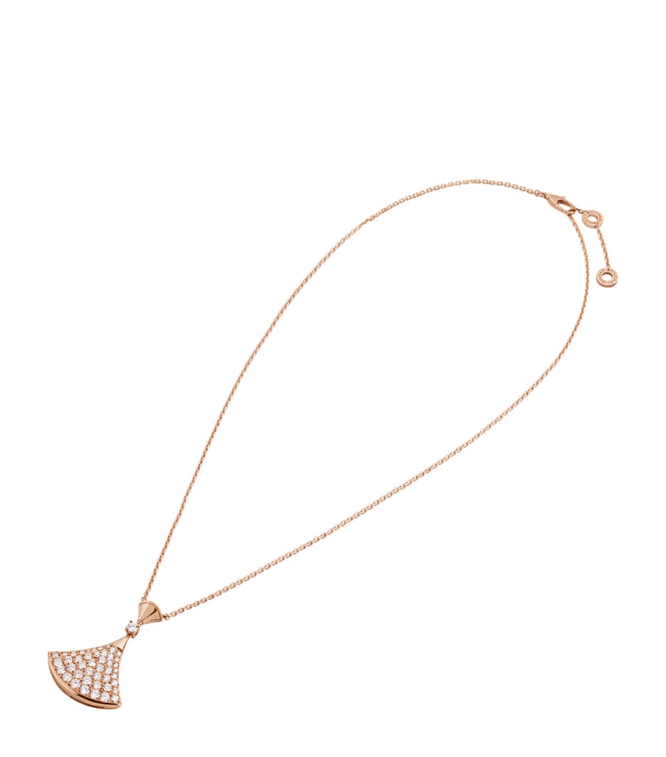 Rose Gold and Diamond Divas' Dream Necklace