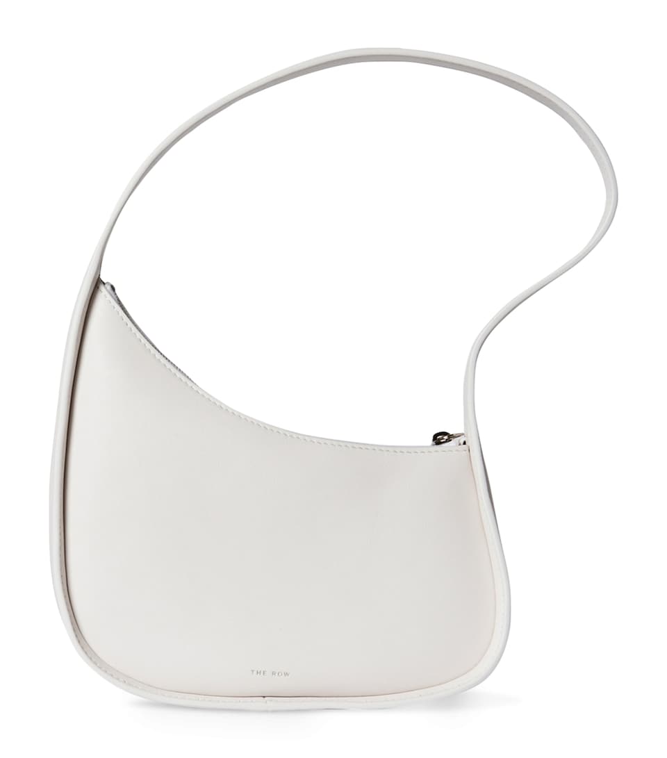 Half Moon Leather Shoulder Bag