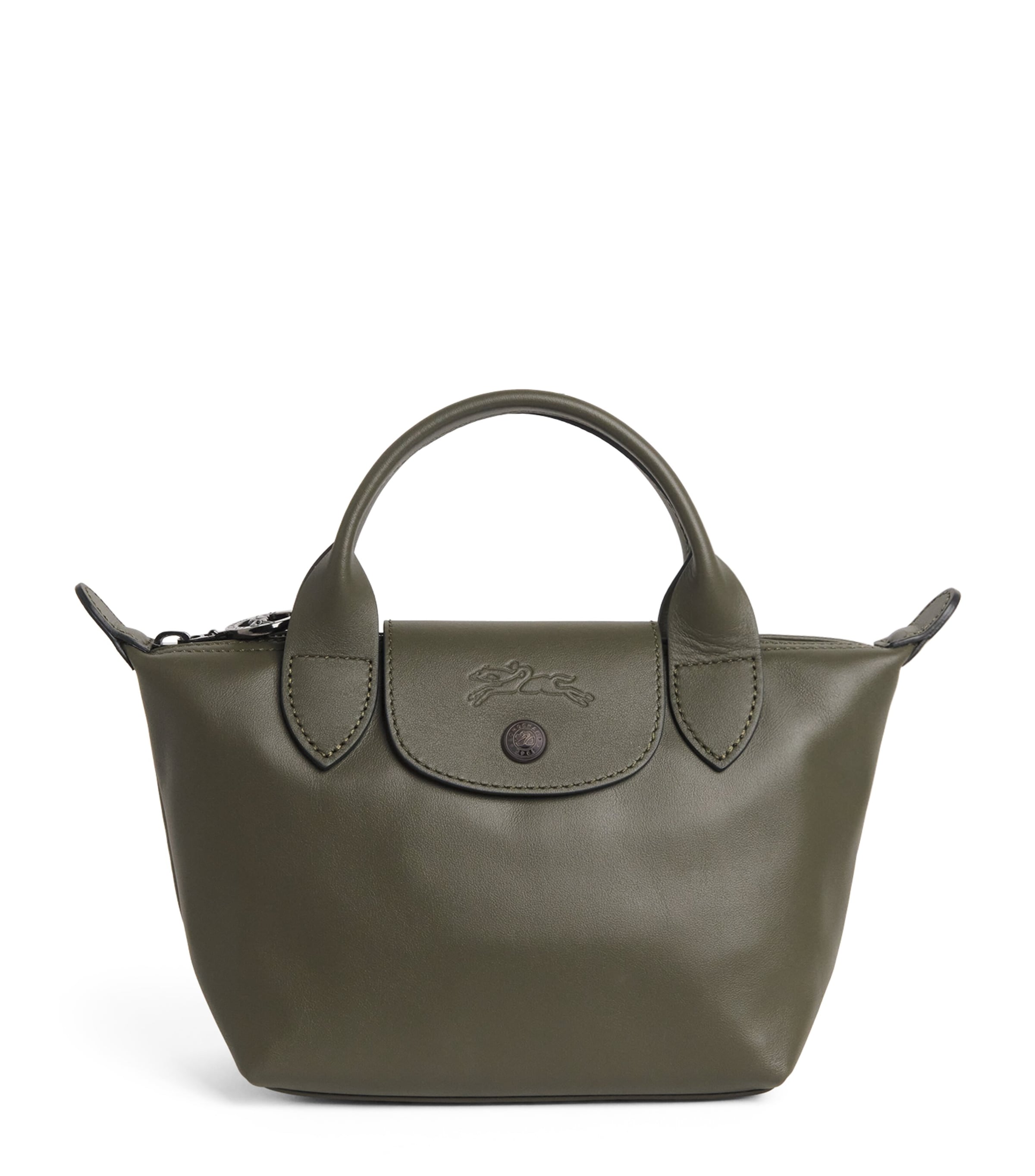Extra-Small Leather Le PLiage Xtra Top-Handle Bag