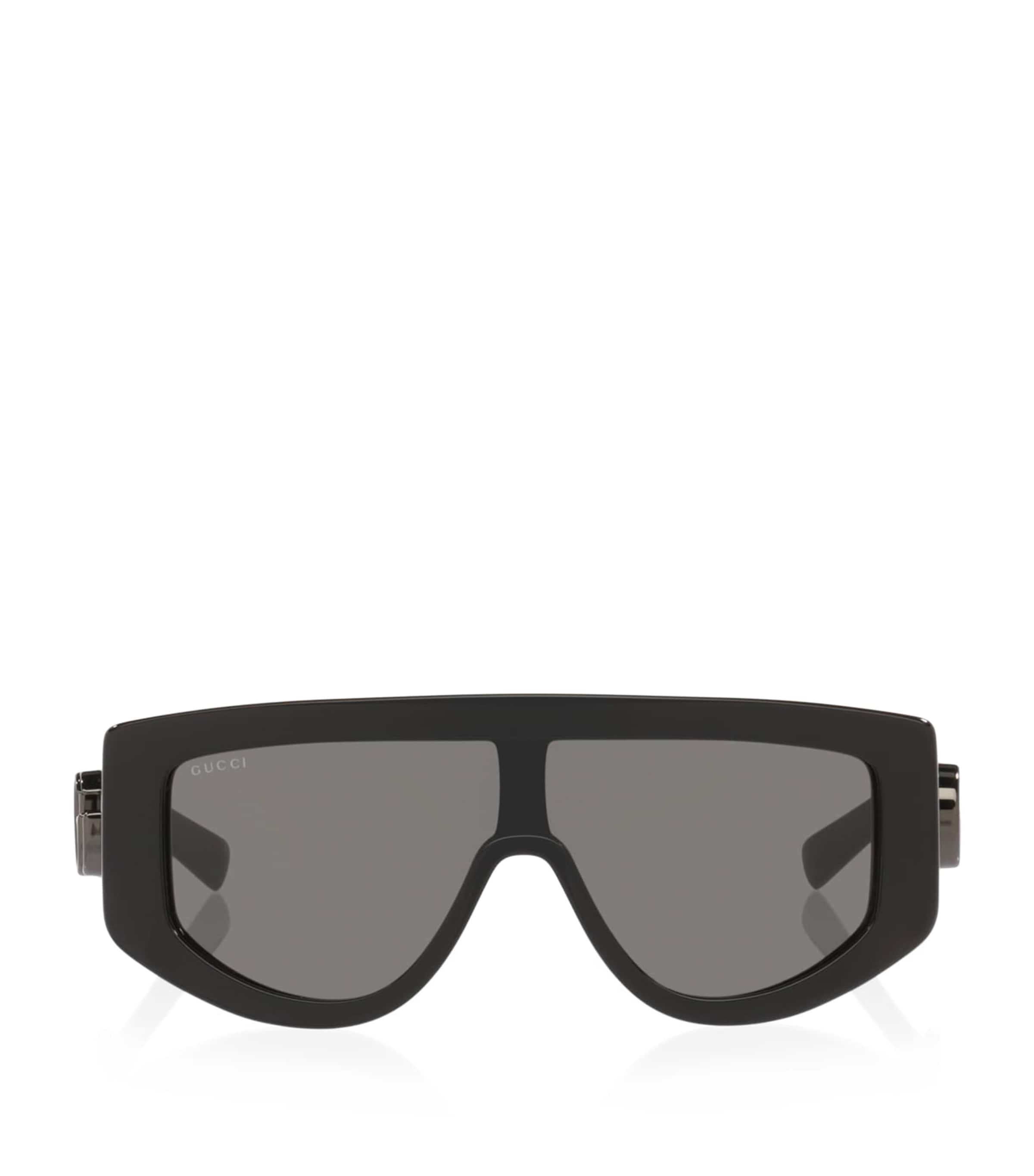 Gucci Irregular Sunglasses Black