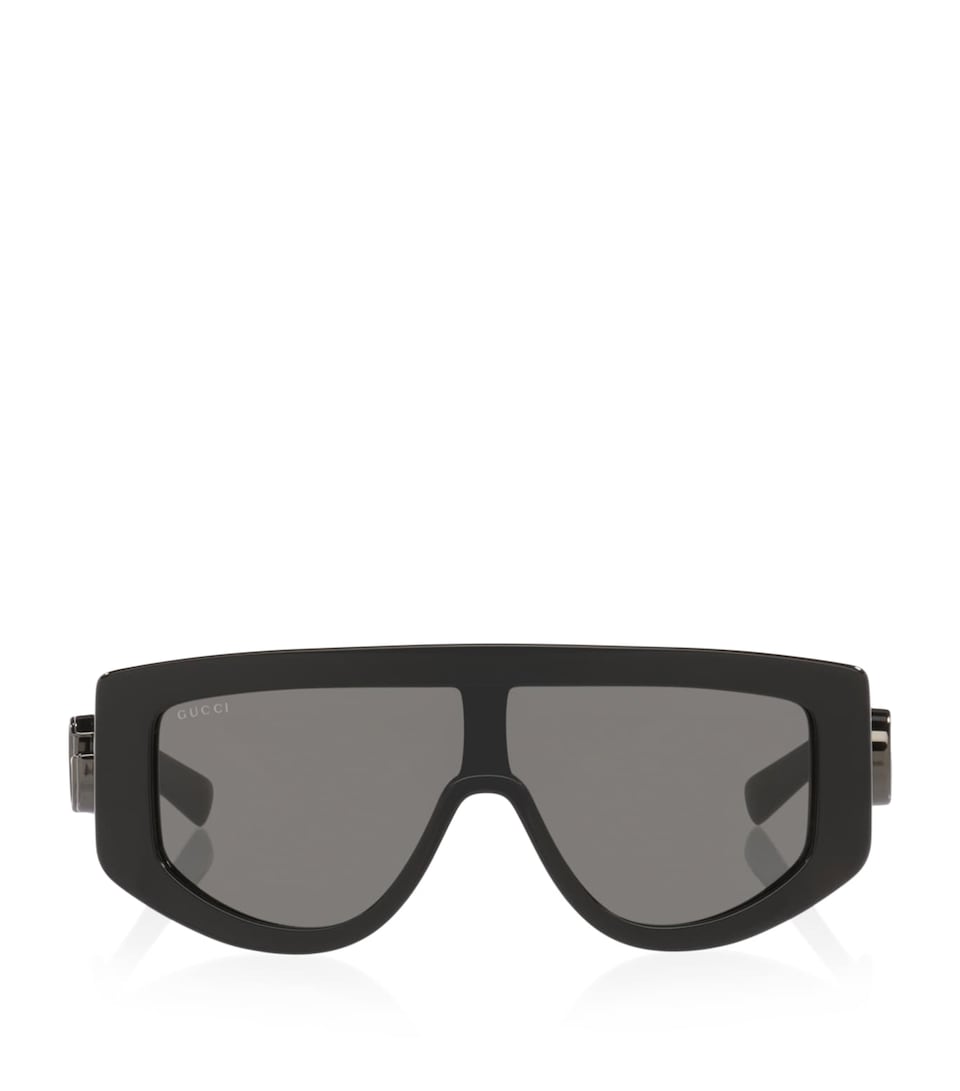 Gucci Irregular Sunglasses Black