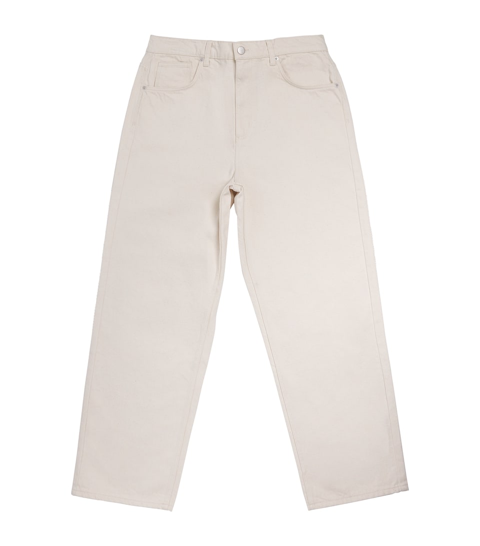 Wax London Mens Felix Loose Jeans Ecru