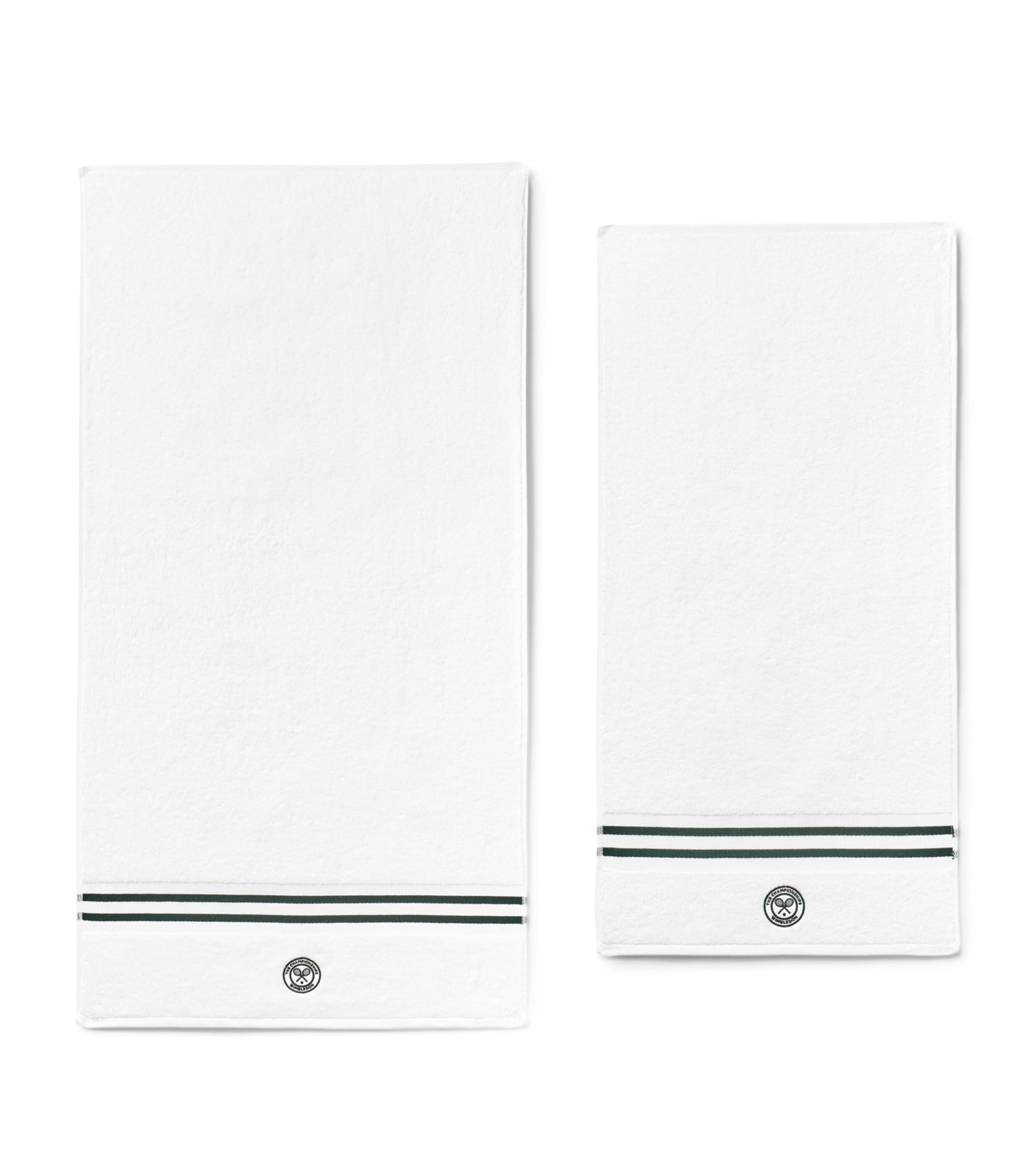 Christy x Wimbledon Baseline Bath and Hand Towel Set Green