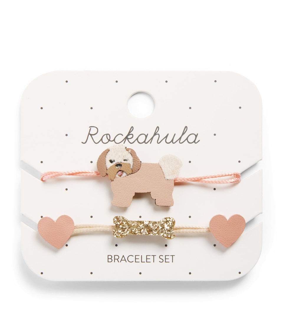 Rockahula Set of 2 Dolly Dog Bracelets Brown