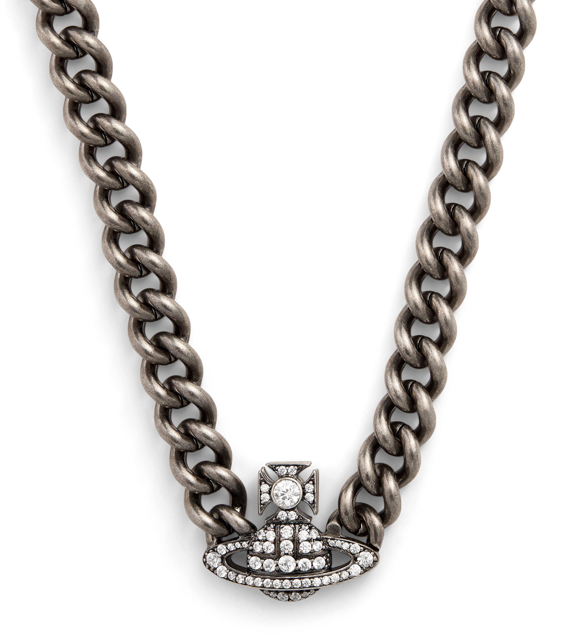 Vivienne Westwood Graziella Choker Necklace Oxi Silver