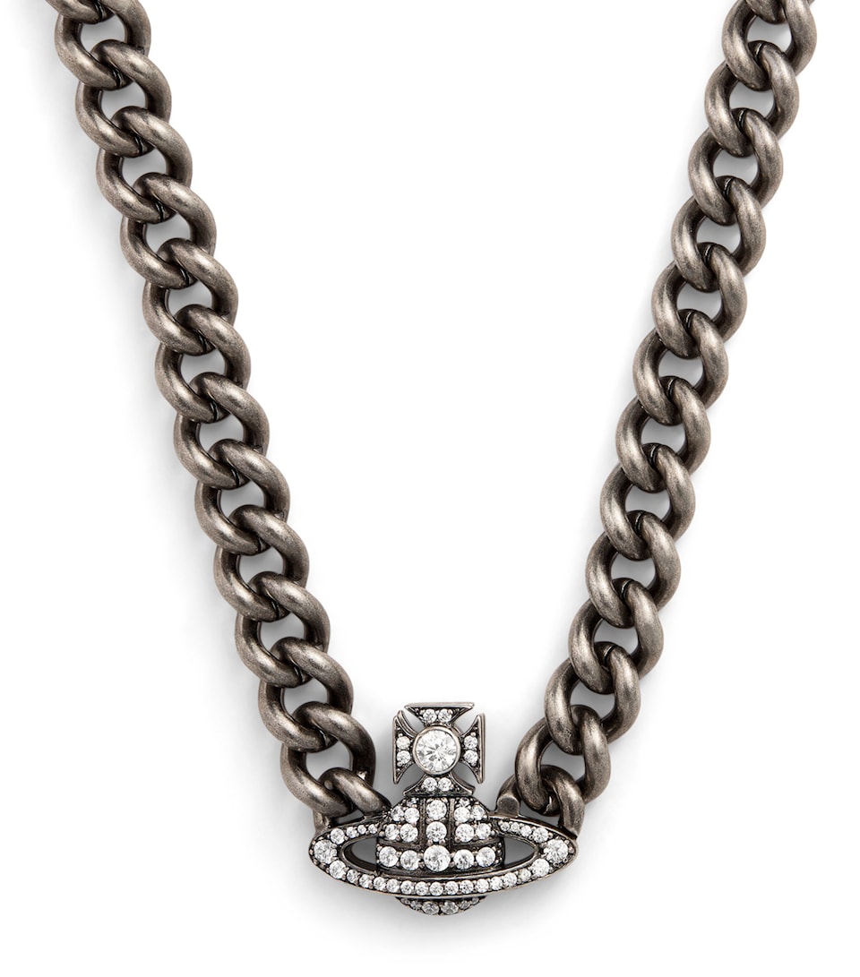 Vivienne Westwood Graziella Choker Necklace Oxi Silver