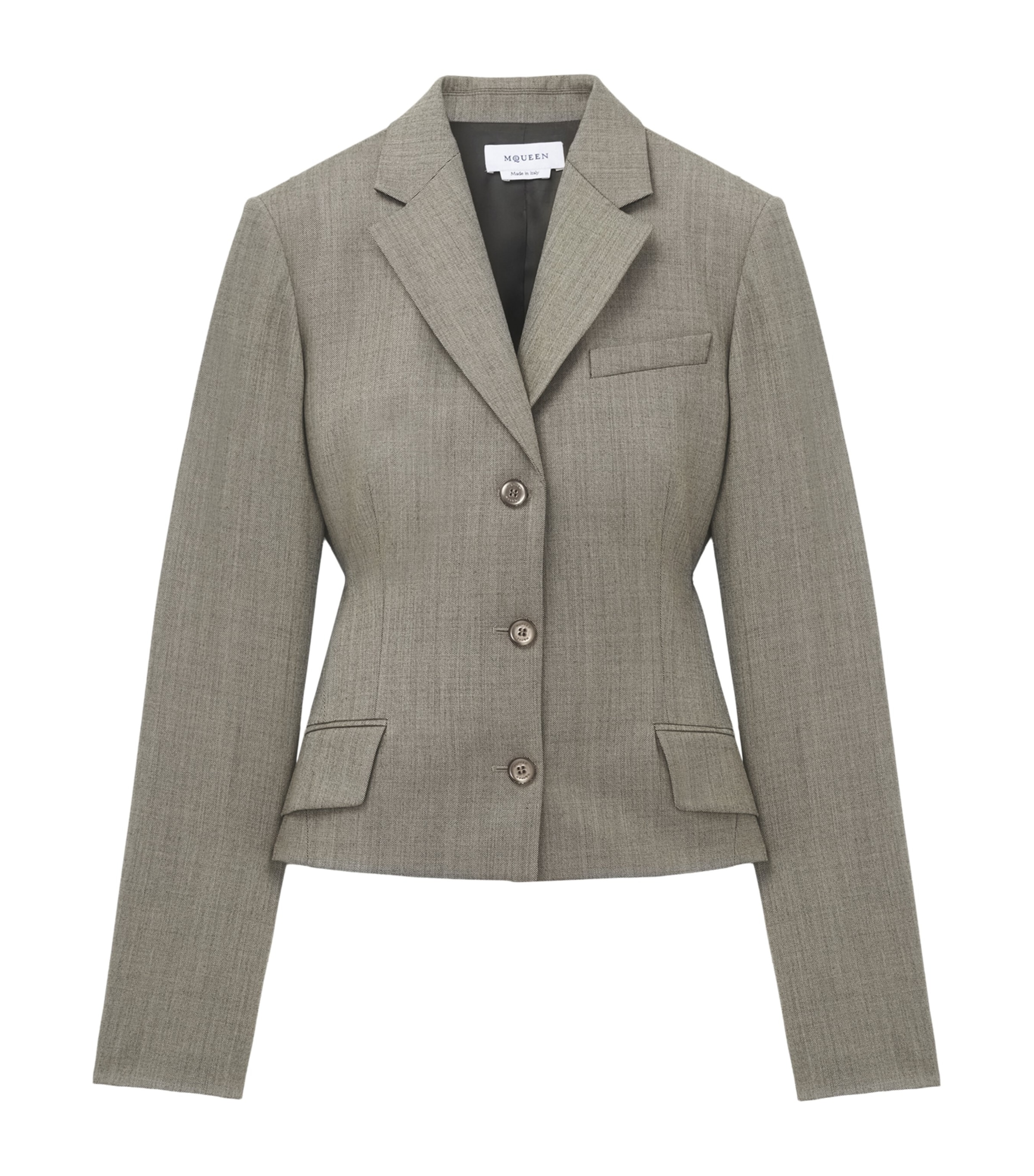 McQueen Womens Wool Blazer