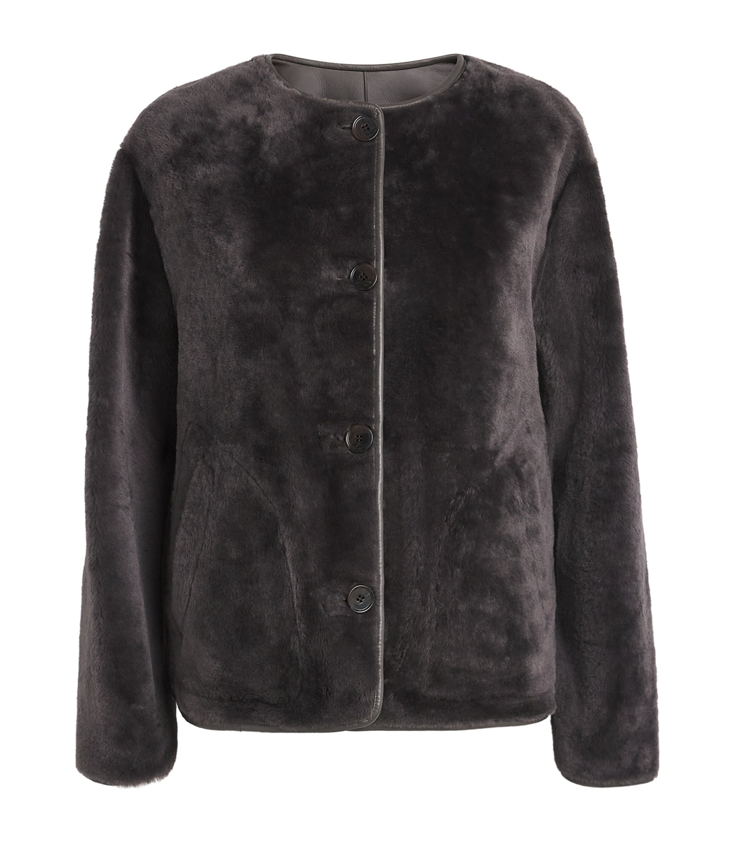 Shearling-Lambskin Reversible Lucine Jacket